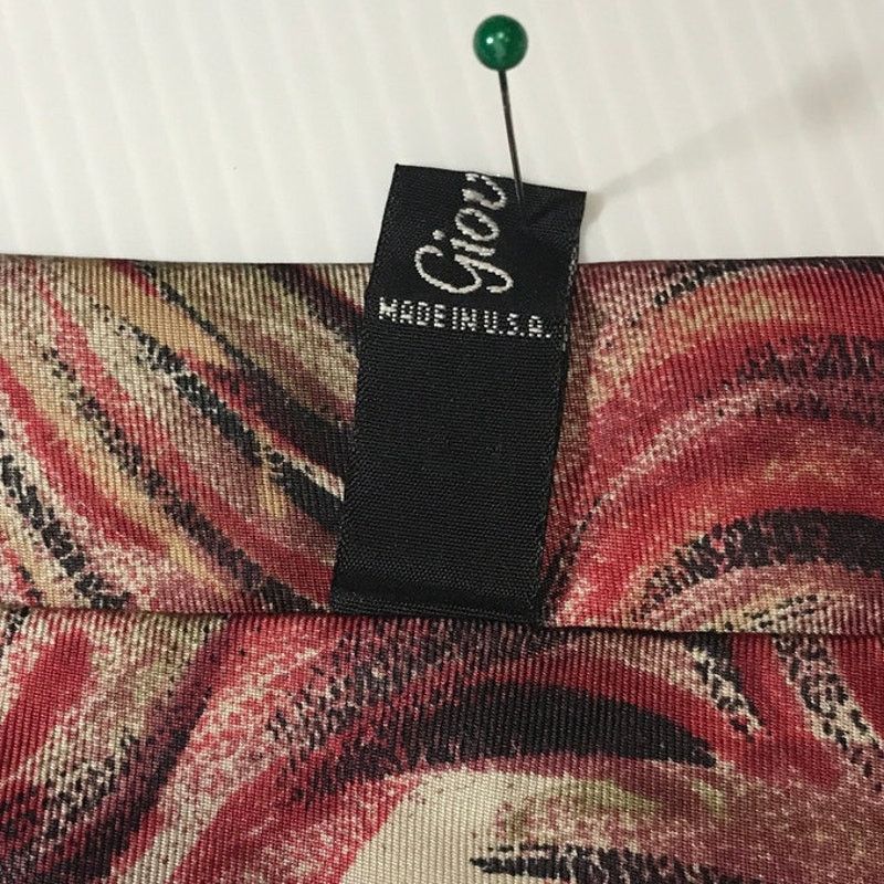 Other Giovanni Swirl Abstract Silk Necktie Size ONE SIZE - 4 Thumbnail