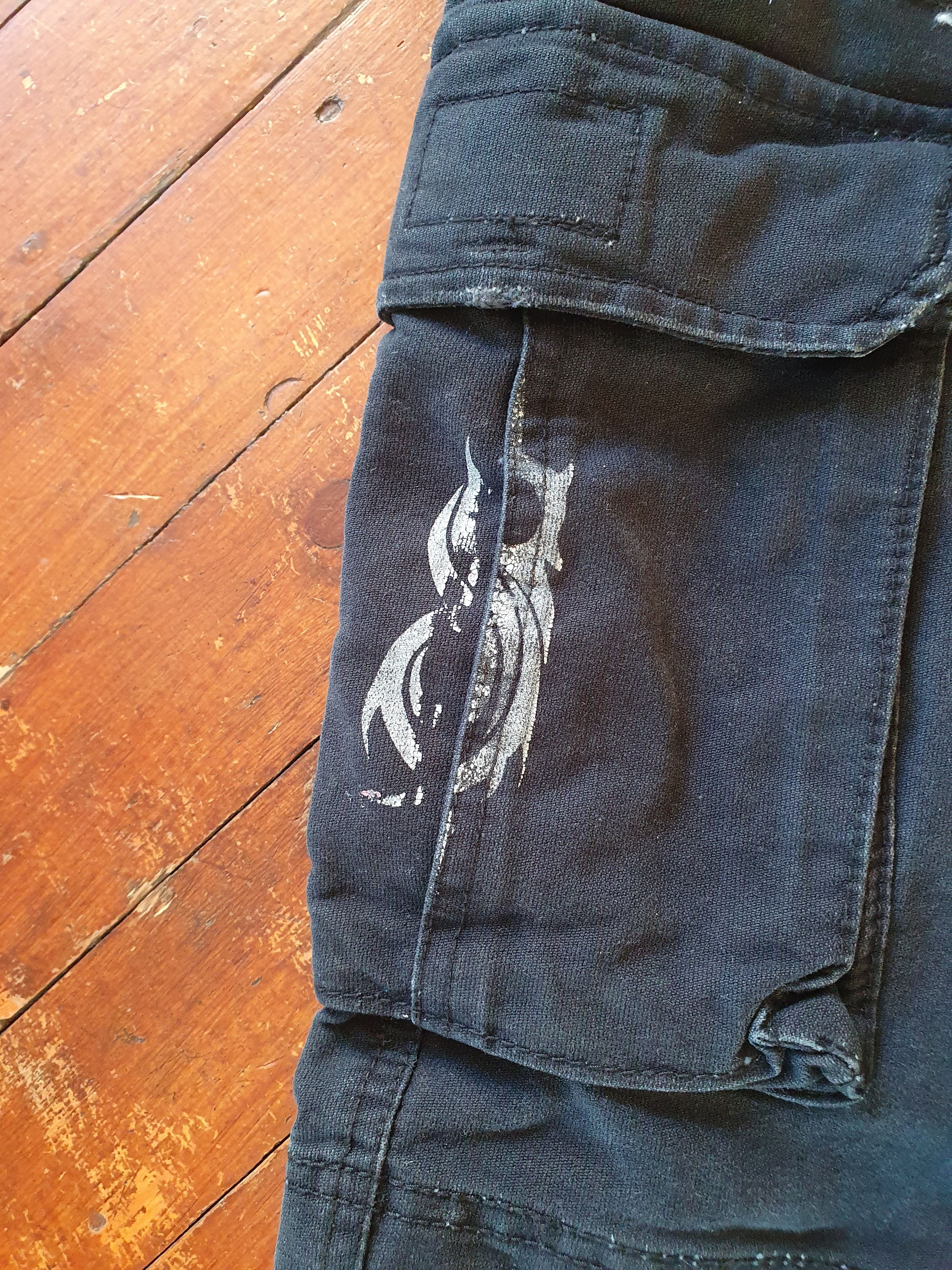 Band Tees × Slipknot × Vintage Slipknot Maggot Vintage Shorts Y2K Cargo Pockets sz 32 Size US 32 / EU 48 - 6 Thumbnail