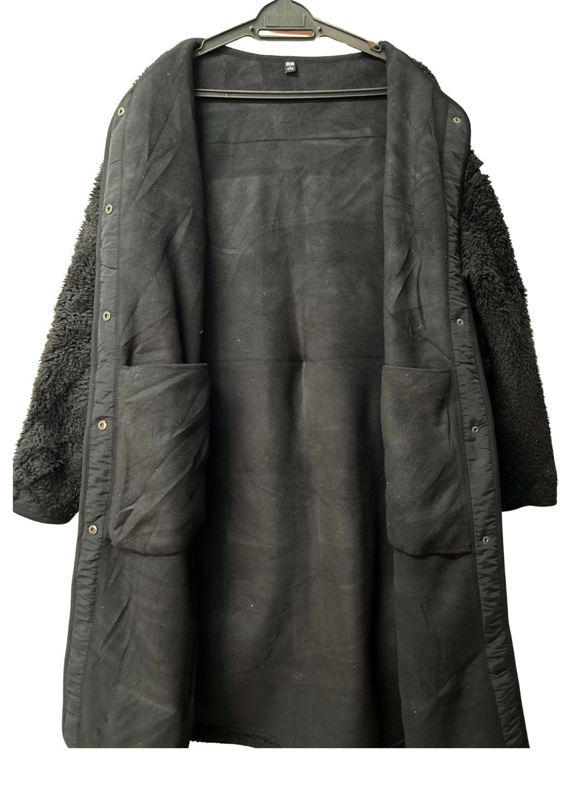 Uniqlo Uniqlo Fluffy Yarn Fleece Long Coat Size L / US 10 / IT 46 - 7 Thumbnail