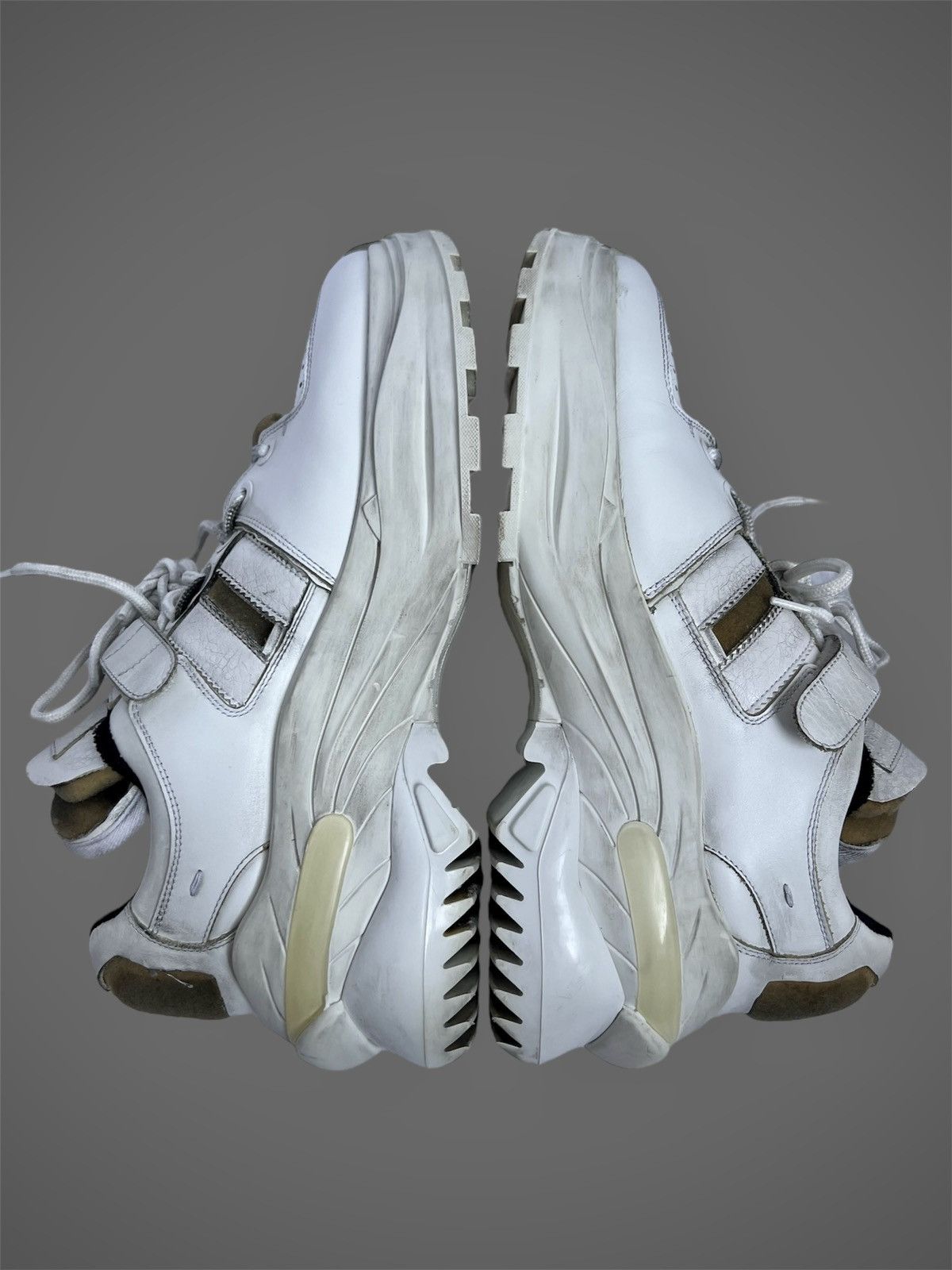 Maison Margiela Maison Margiela Fusion Low Top Retro Fit Destroyed Sneakers Grailed