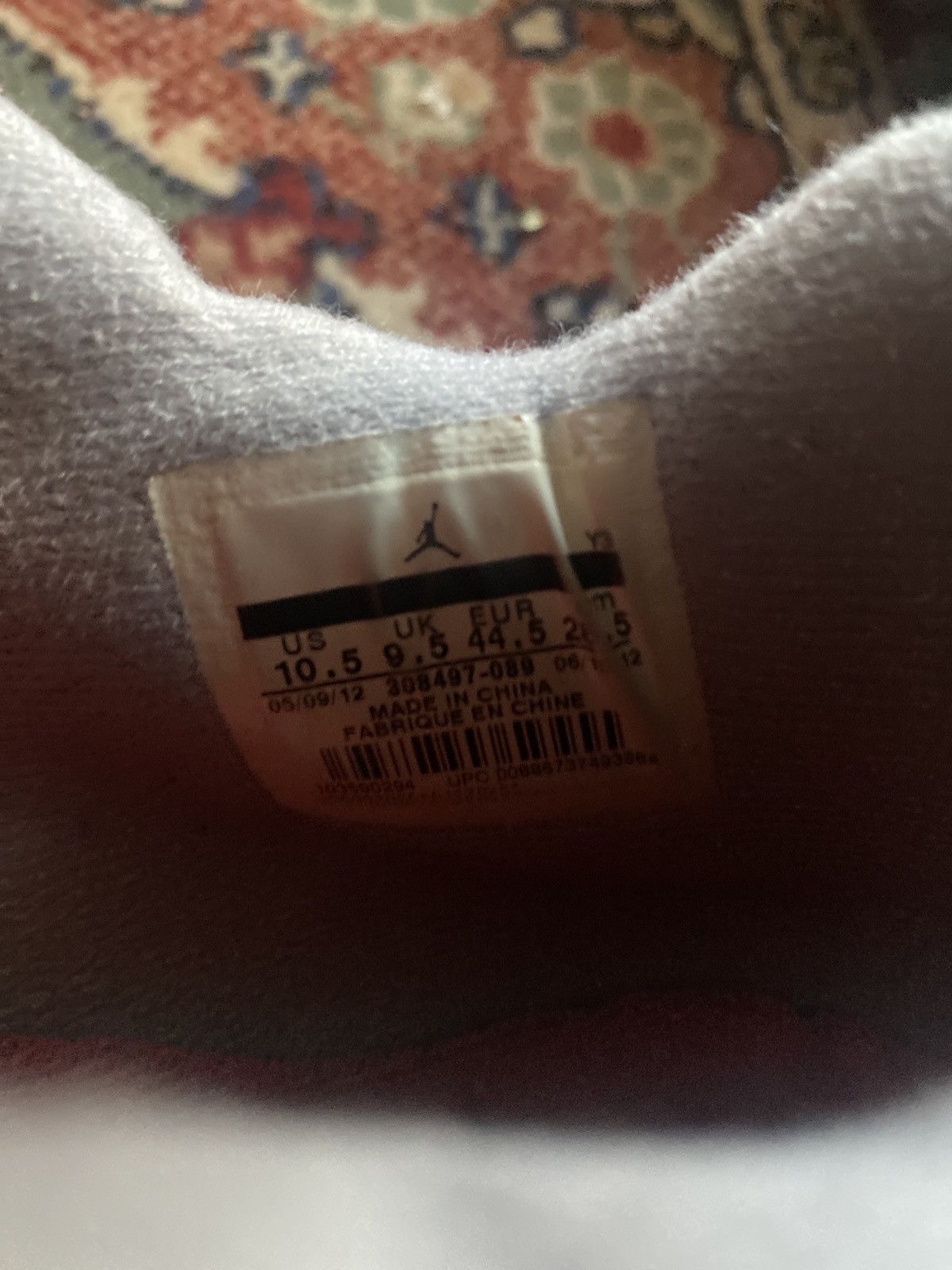 Jordan Brand × Nike Air Jordan 4 Bred 2012 Size US 10.5 / EU 43-44 - 6 Thumbnail