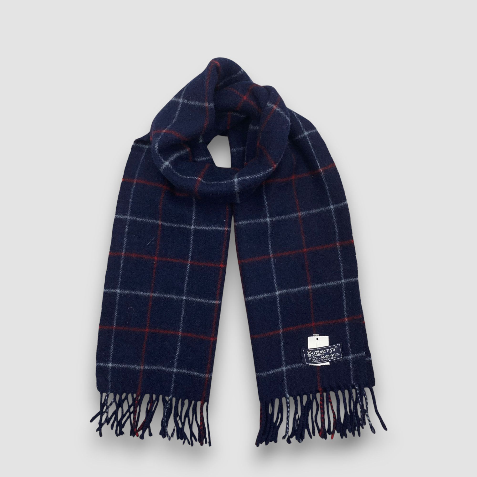 Burberry Vintage Burberry Scarf Muffler Wool Cashmere Winter Scarves Size ONE SIZE - 1 Thumbnail