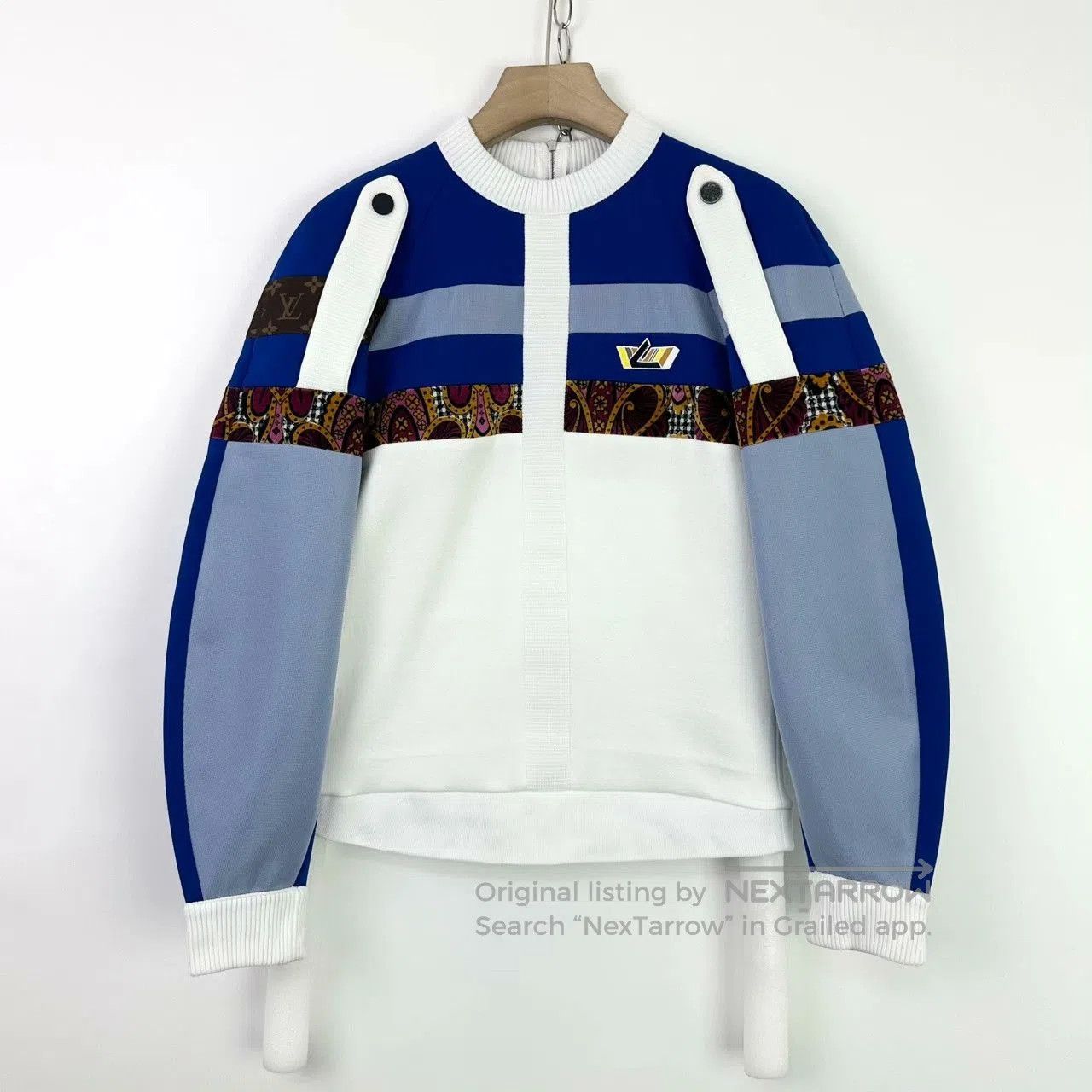 Louis Vuitton Louis Vuitton Colorblock Zip Raglan Sweatshirt. Size S / US 4 / IT 40 - 1 Thumbnail