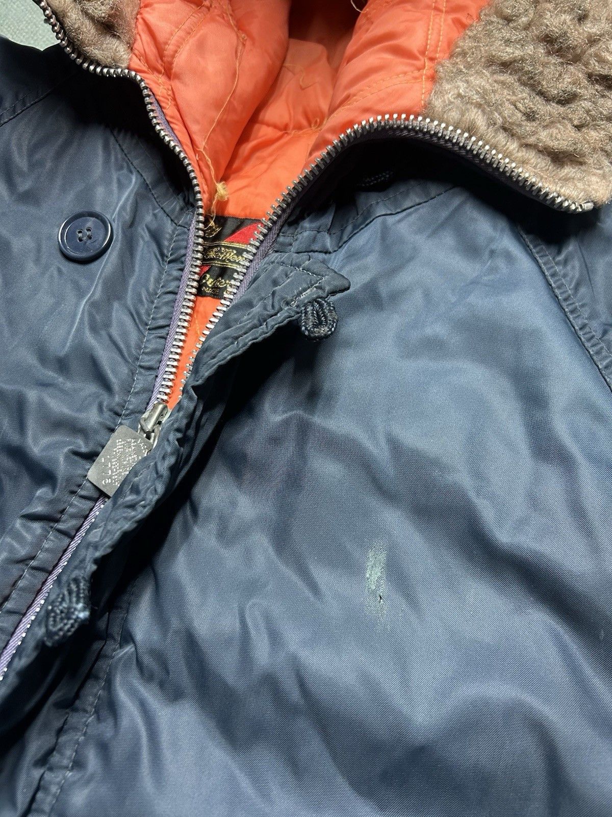Vintage 70s sears parka jacket N-3B snorkel puffer coat XL tall READ Size US XL / EU 56 / 4 - 6 Thumbnail