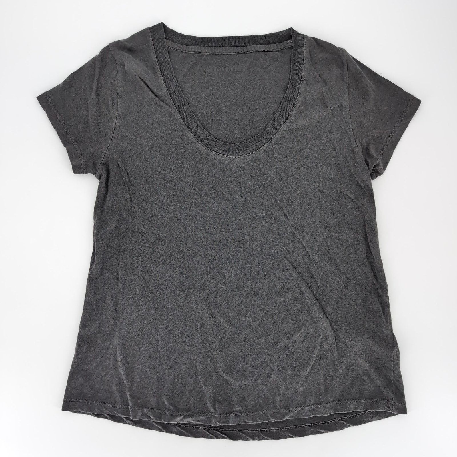 Zadig & Voltaire Zadig & Voltaire Tiny Slub Overdyed T-Shirt - Size S - NWOT Size S / US 4 / IT 40 - 2 Thumbnail