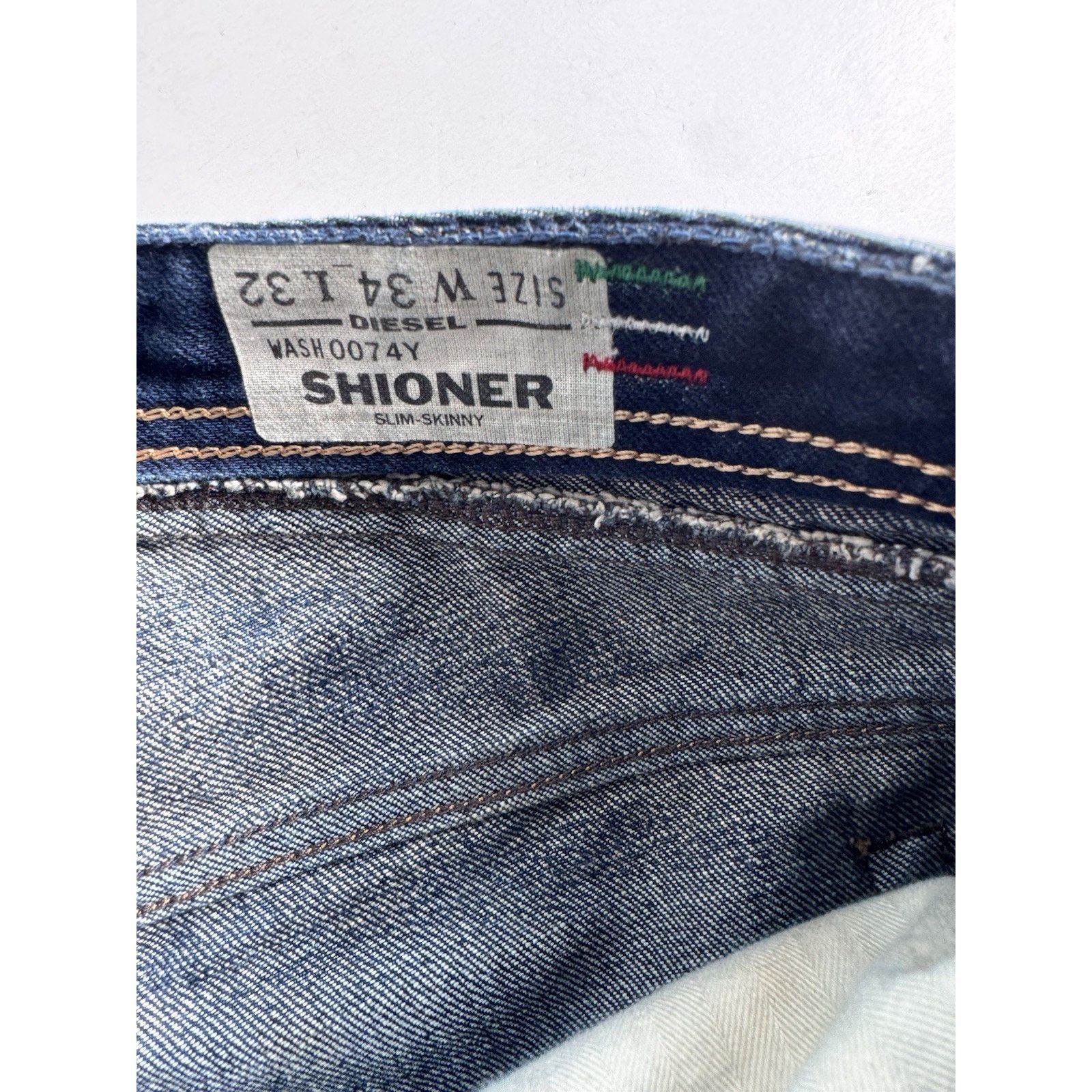 Diesel DIESEL INDUSTRY Men’s Shioner Slim Skinny Size US 34 / EU 50 - 5 Thumbnail