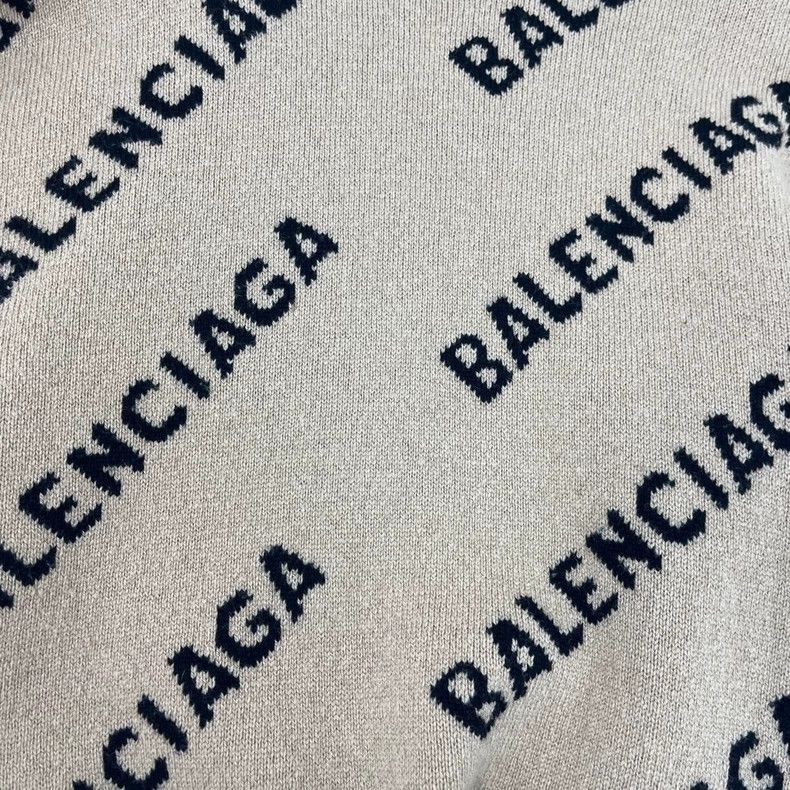 Balenciaga Balenciaga camel colored bullet screen logo wool sweater-25 Size US XS / EU 42 / 0 - 8 Thumbnail
