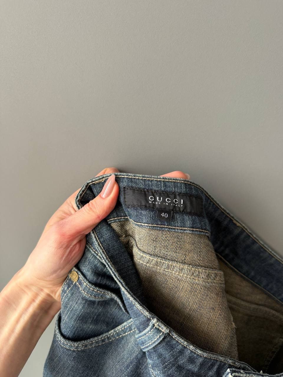Gucci Gucci By Tom Ford S/S2002 Flared Denim Jeans Vintage Archive Size 27" / US 4 / IT 40 - 11 Thumbnail