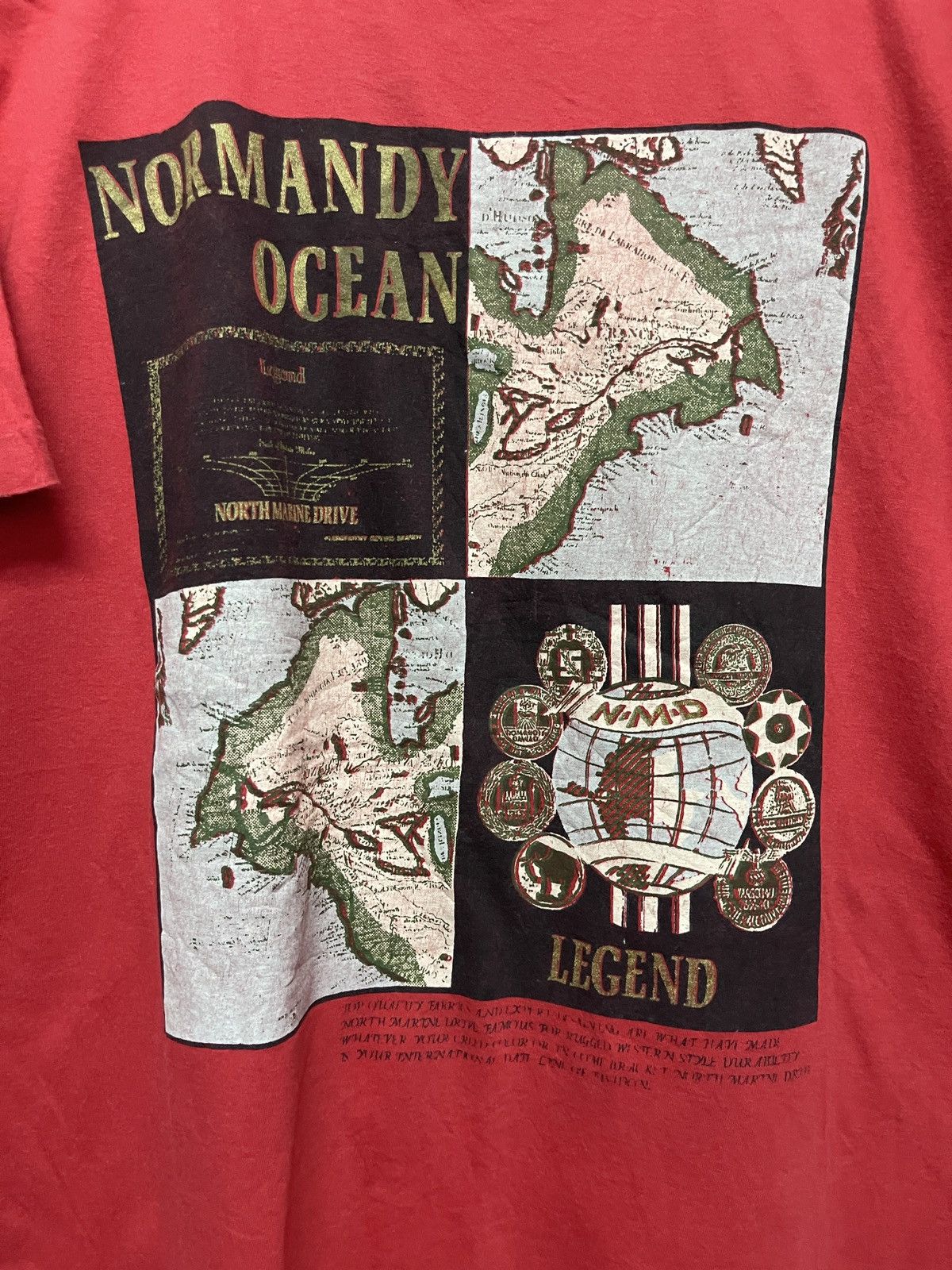 45rpm Vintage 80s 45RPM North Marine Drive Nautical Tee Size US L / EU 52-54 / 3 - 4 Thumbnail