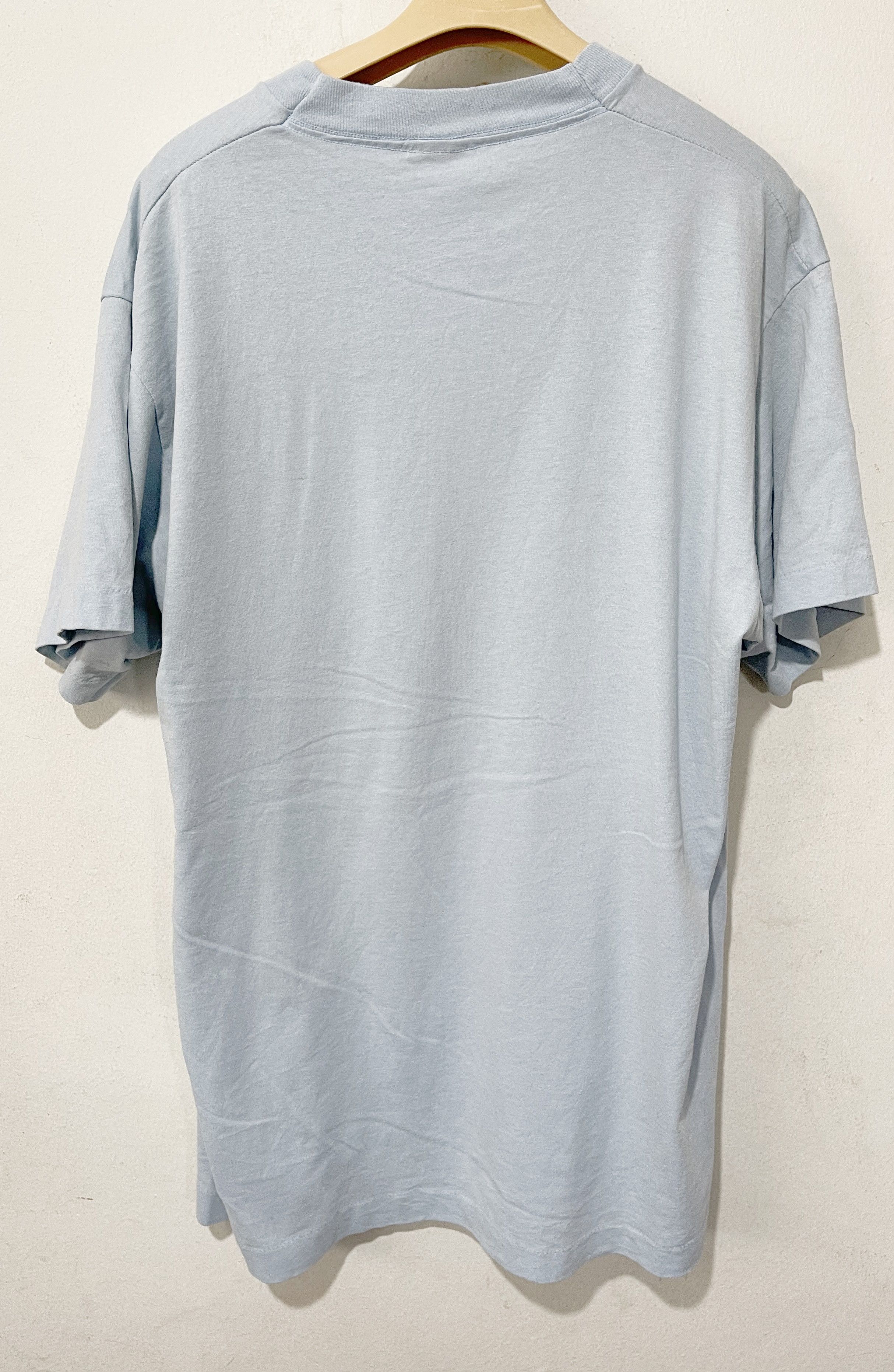 Band Tees × Vintage Vintage 80s Blue Nouveaux Shirt Size US XL / EU 56 / 4 - 3 Thumbnail