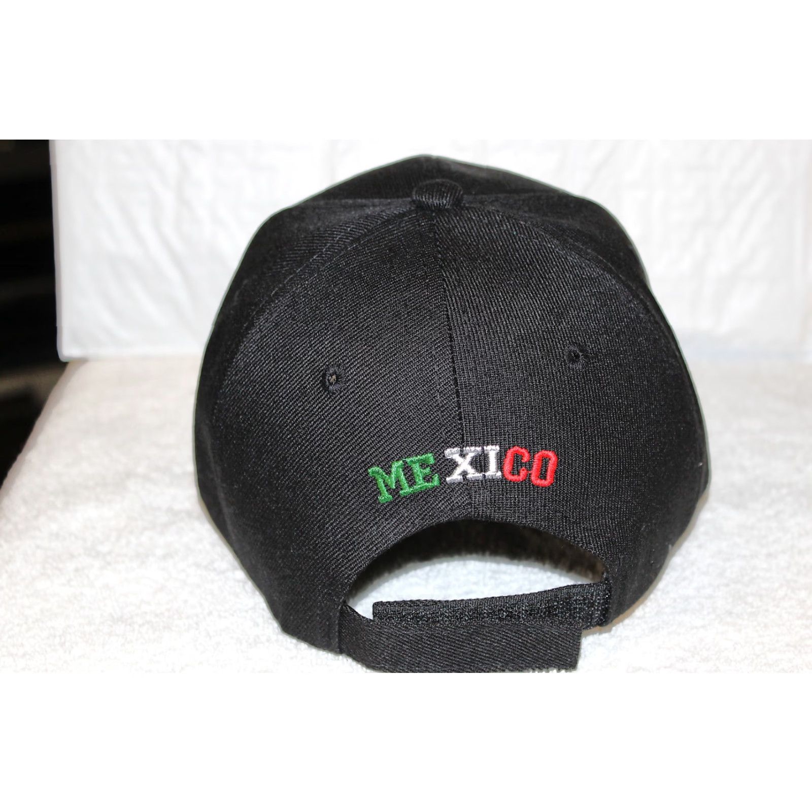 Vintage VINTAGE ACE Baseball Cap Men Adjustable Black Mexico Eagle Mexican Flag Size ONE SIZE - 3 Thumbnail
