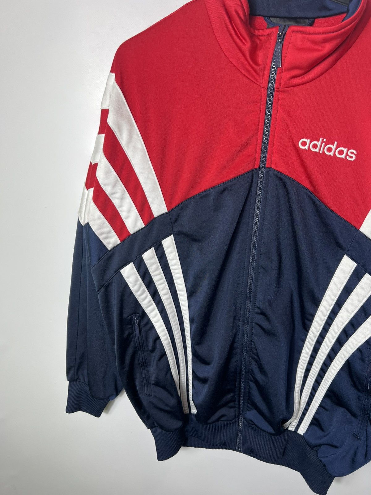Adidas Vintage 90s streetwear y2k adidas striped Track Jacket Size US M / EU 48-50 / 2 - 5 Thumbnail