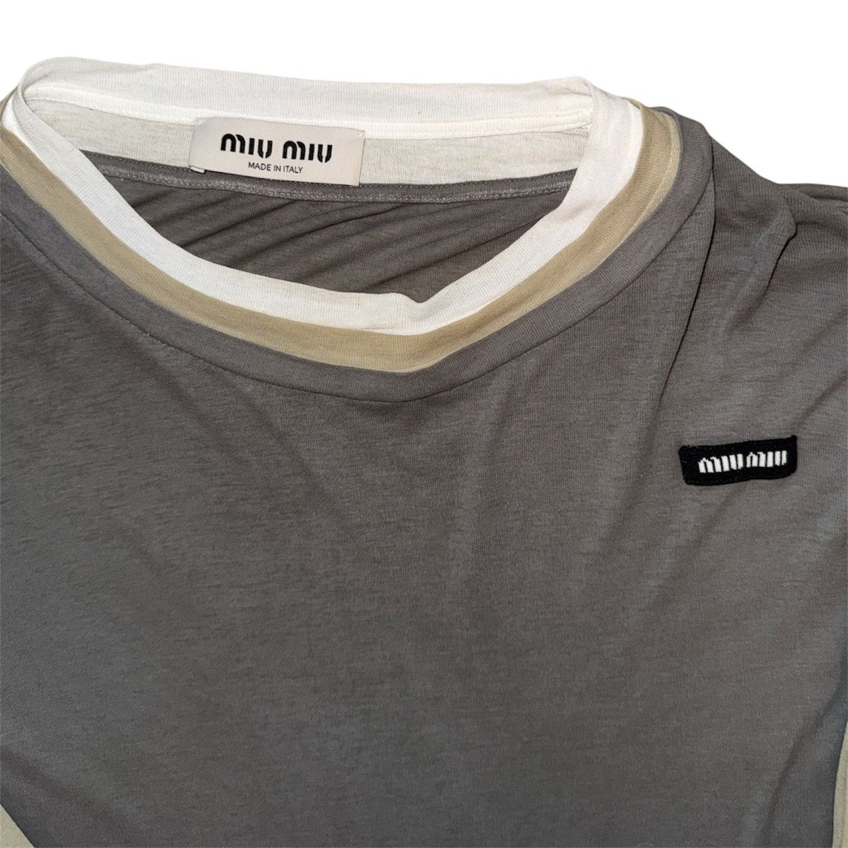 Miu Miu Miu Miu Triple Layered Longsleeve Size US M / EU 48-50 / 2 - 2 Thumbnail