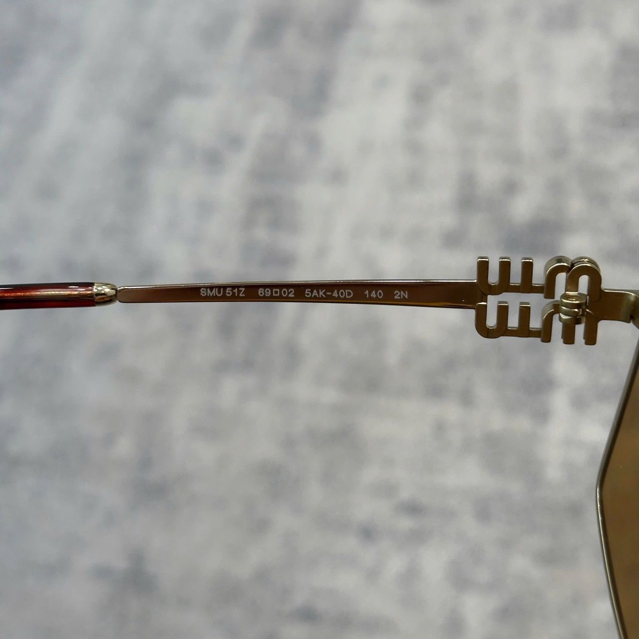 Miu Miu Miu Miu 51ZS 5AK40D Sunglasses Size ONE SIZE - 4 Thumbnail