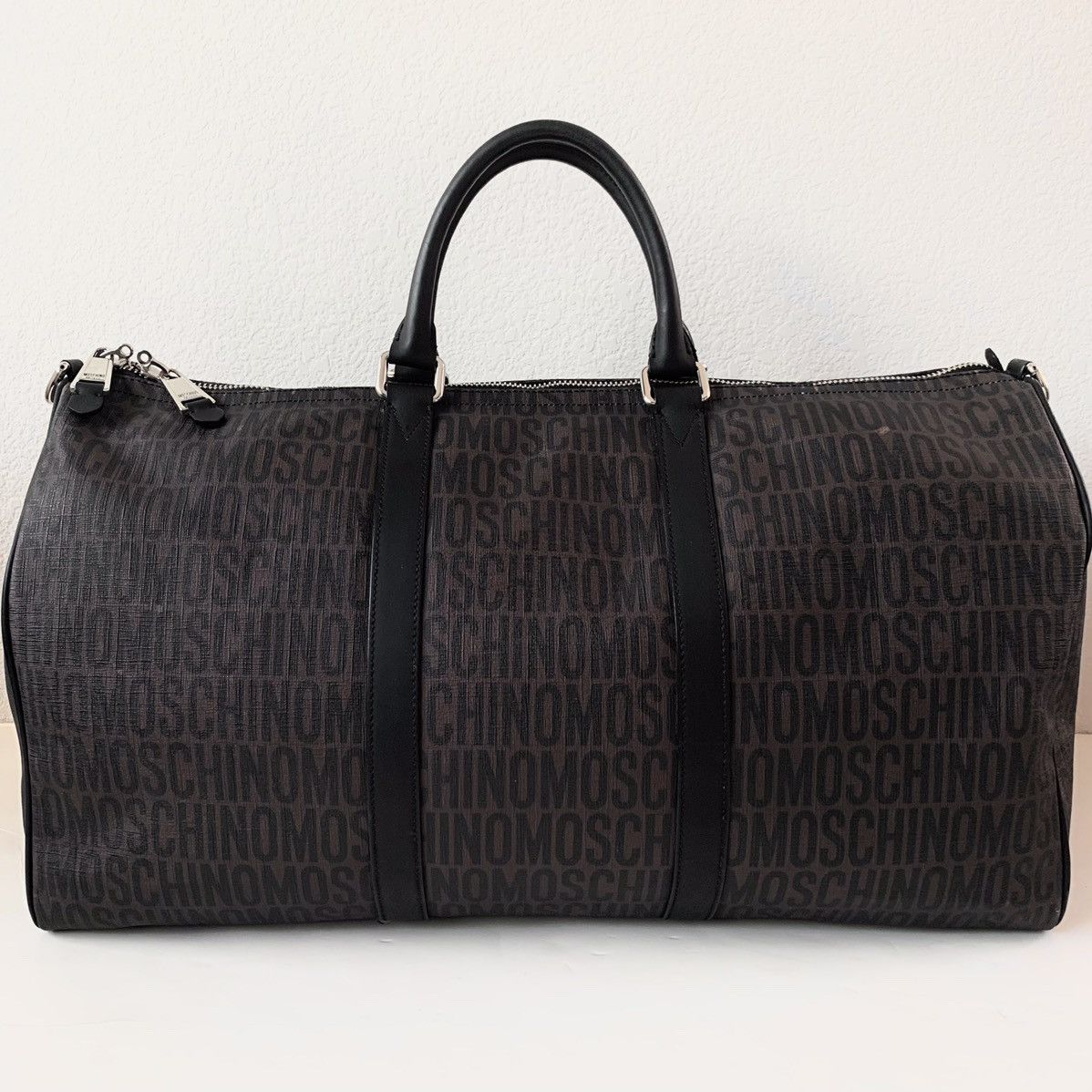Moschino Moschino large monogram duffel bag Size ONE SIZE - 2 Thumbnail