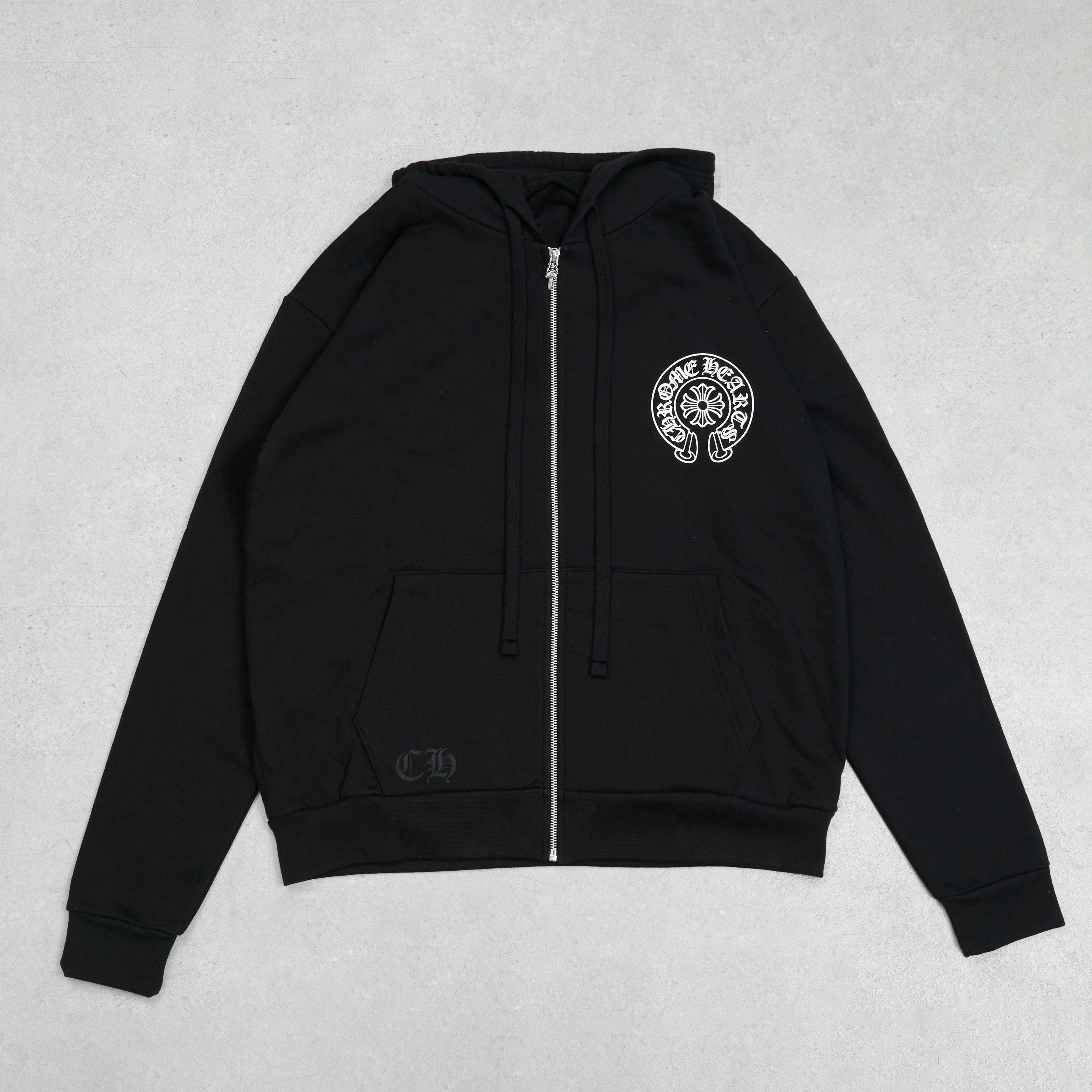 CHROME HEARTS Hangzhou Exclusive Horseshoe Zip Up Hoodie