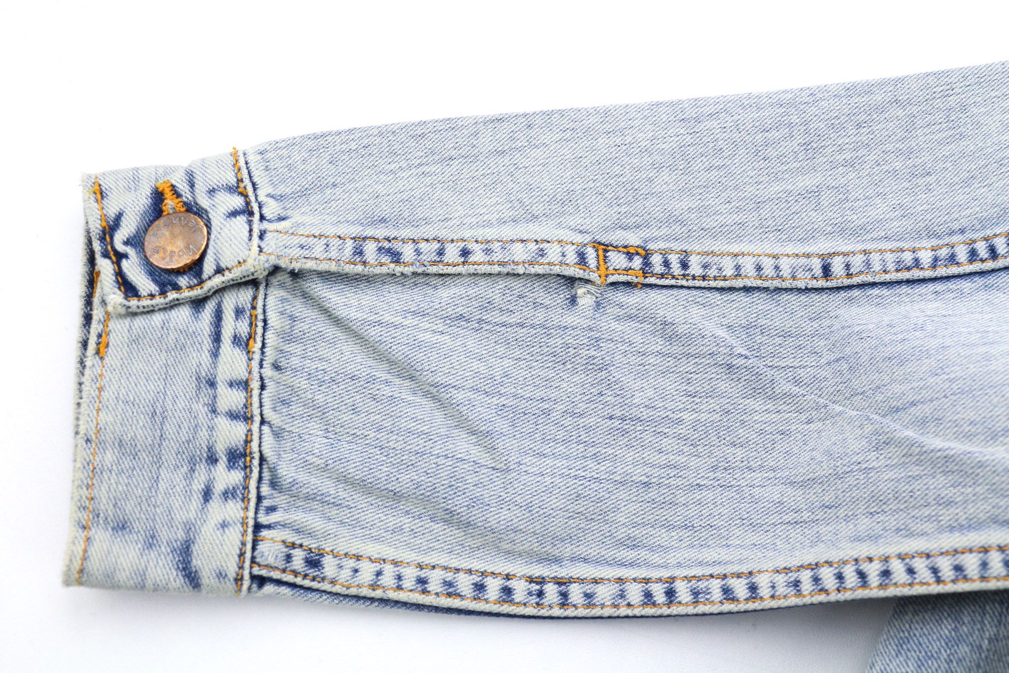 Nudie Jeans TERRY S Denim Bleach Blue Washed Buttoned Jacket 80758 Size US S / EU 44-46 / 1 - 10 Thumbnail
