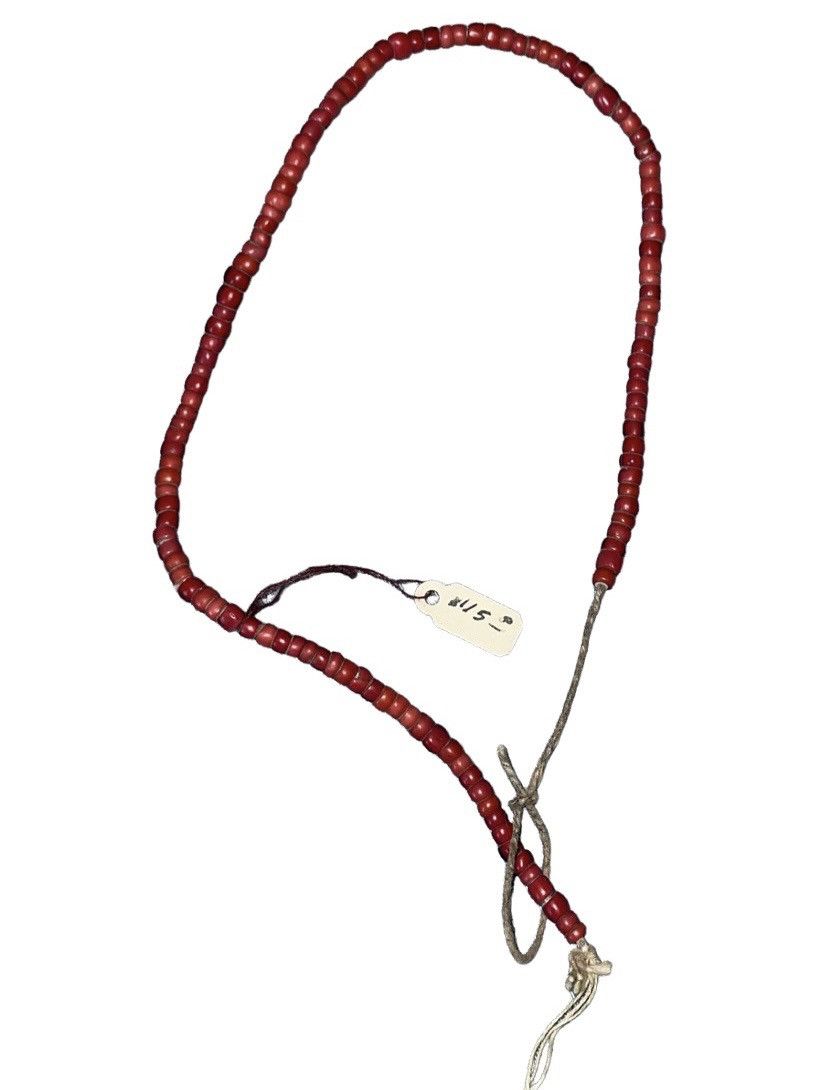Vintage Vintage White Heart Authentic Trading Bead Necklace Size ONE SIZE - 5 Thumbnail