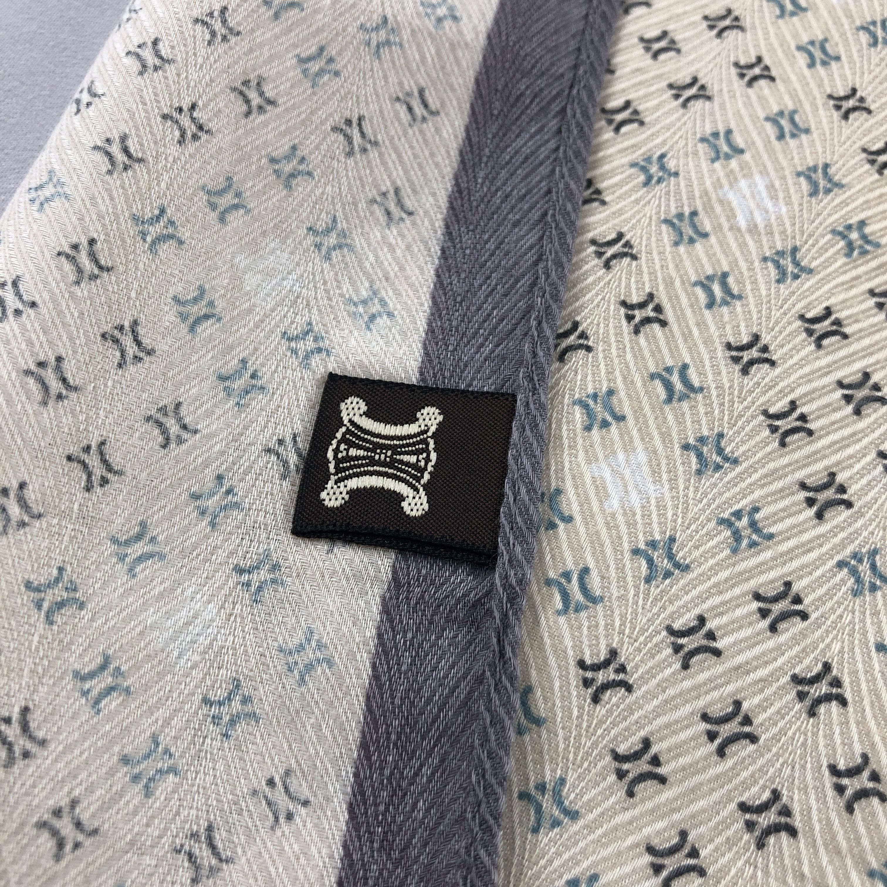 Vintage CeLIne Chains Handkerchief Neckerchief Bandana H2550 Size ONE SIZE - 4 Thumbnail