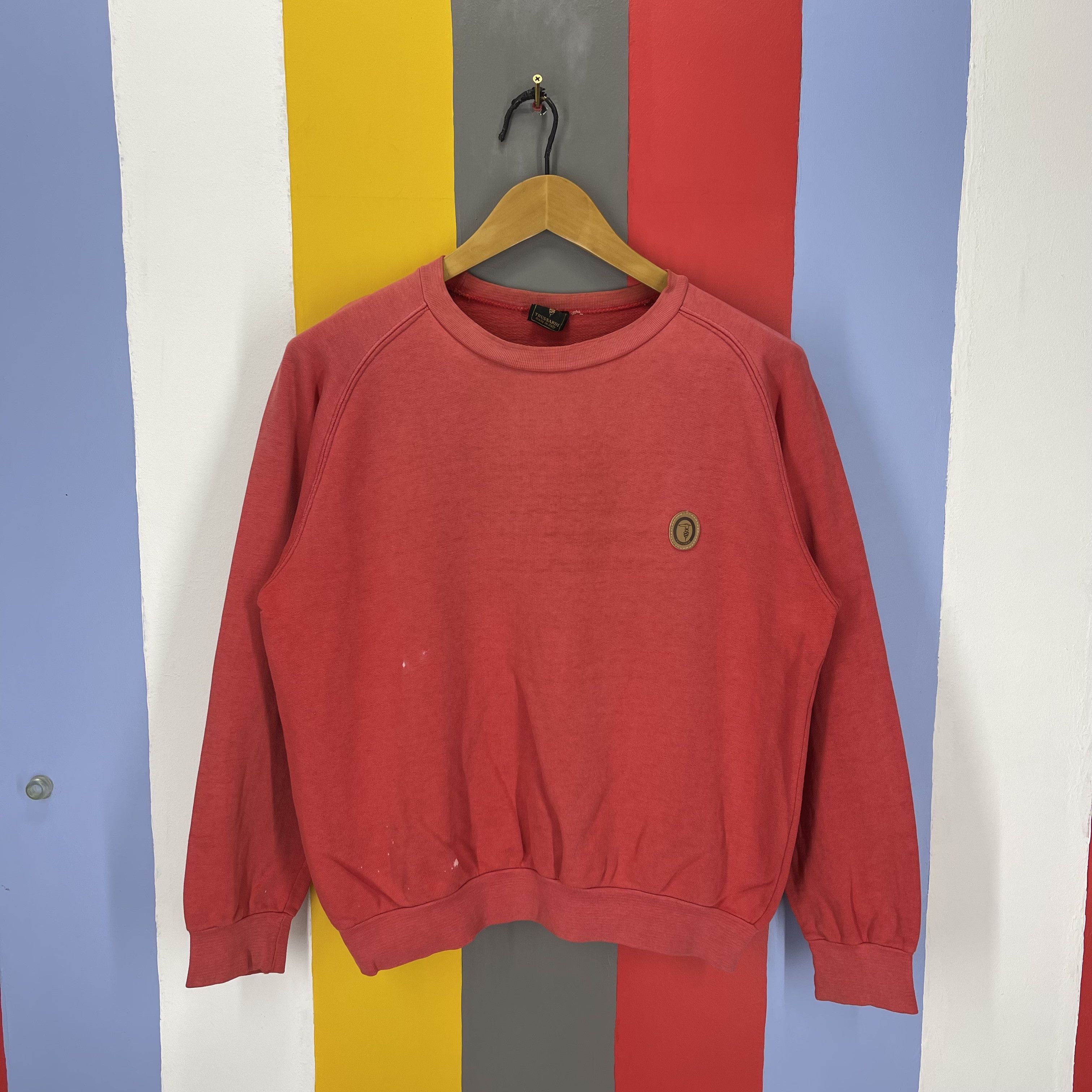 Trussardi 90s Vintage TRUSSARDI Crew Neck Sweatshirt #1469/AY Size US M / EU 48-50 / 2 - 4 Thumbnail