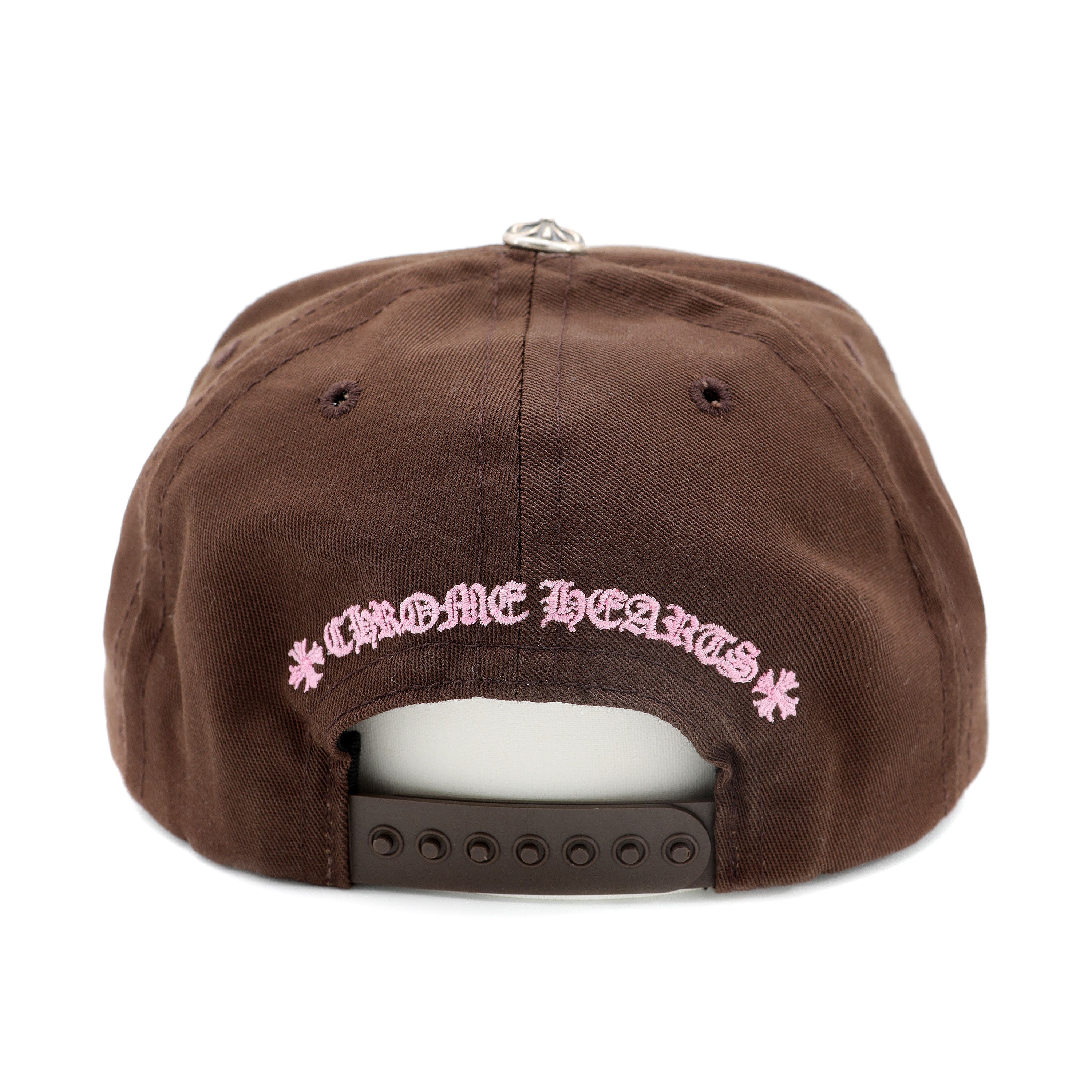 Chrome Hearts Brown Pink Ch Logo Snapback Hat Size ONE SIZE - 3 Thumbnail
