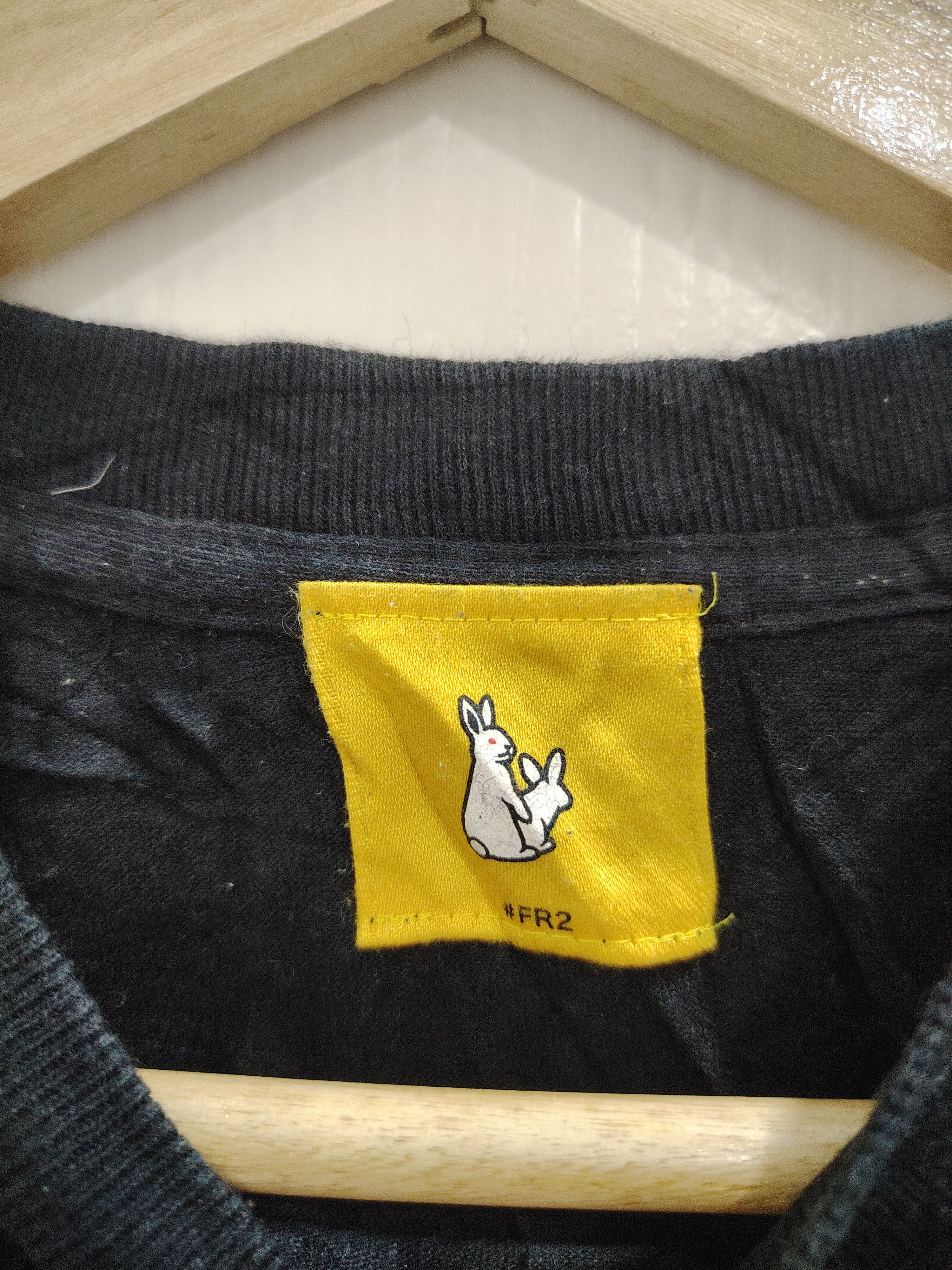 FR2 FR2 Fxxking Rabbit No Smoking Black Tee Size US M / EU 48-50 / 2 - 7 Thumbnail