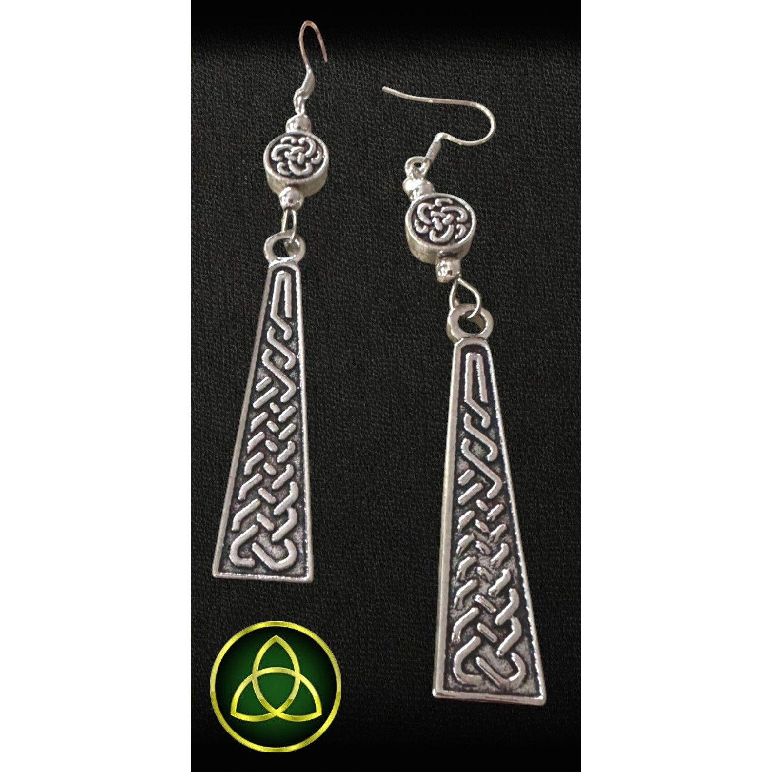Handmade Celtic Knot Earrings Irish Jewelry St Patricks Day Parade Pa Size ONE SIZE - 6 Thumbnail