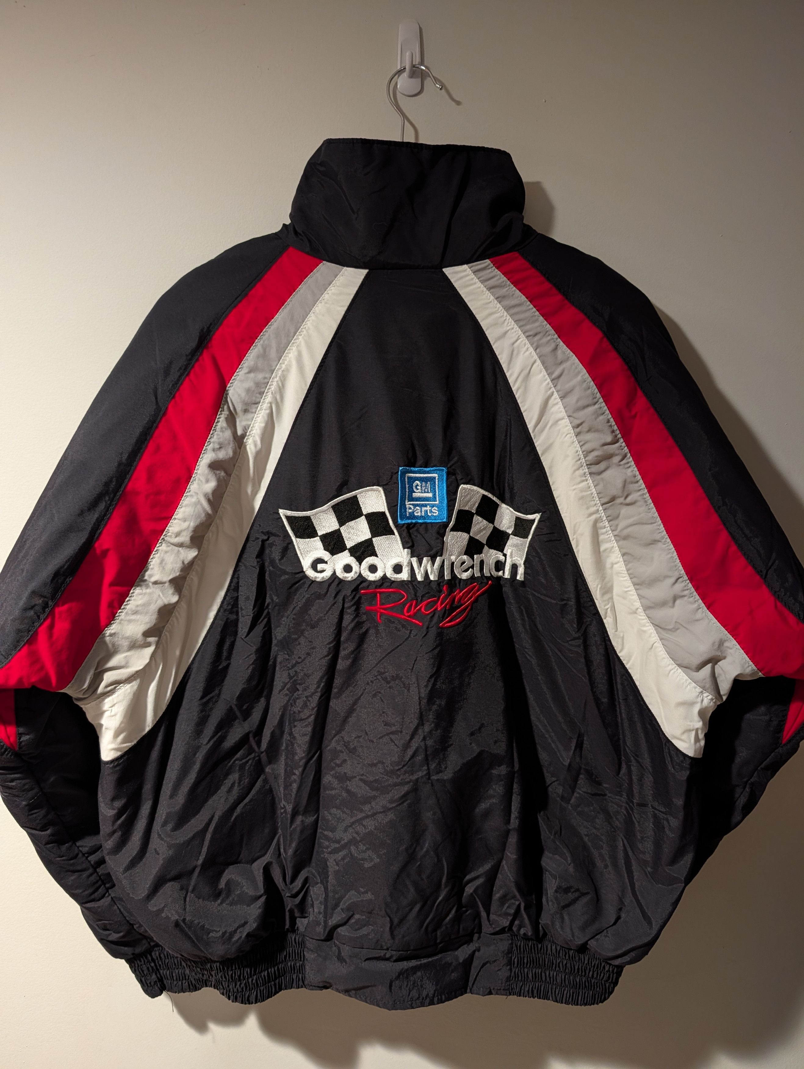 NASCAR Vintage 90s Dale Earnhardt Nascar Goodwrench Puffer Jacket Size US M / EU 48-50 / 2 - 1 Thumbnail