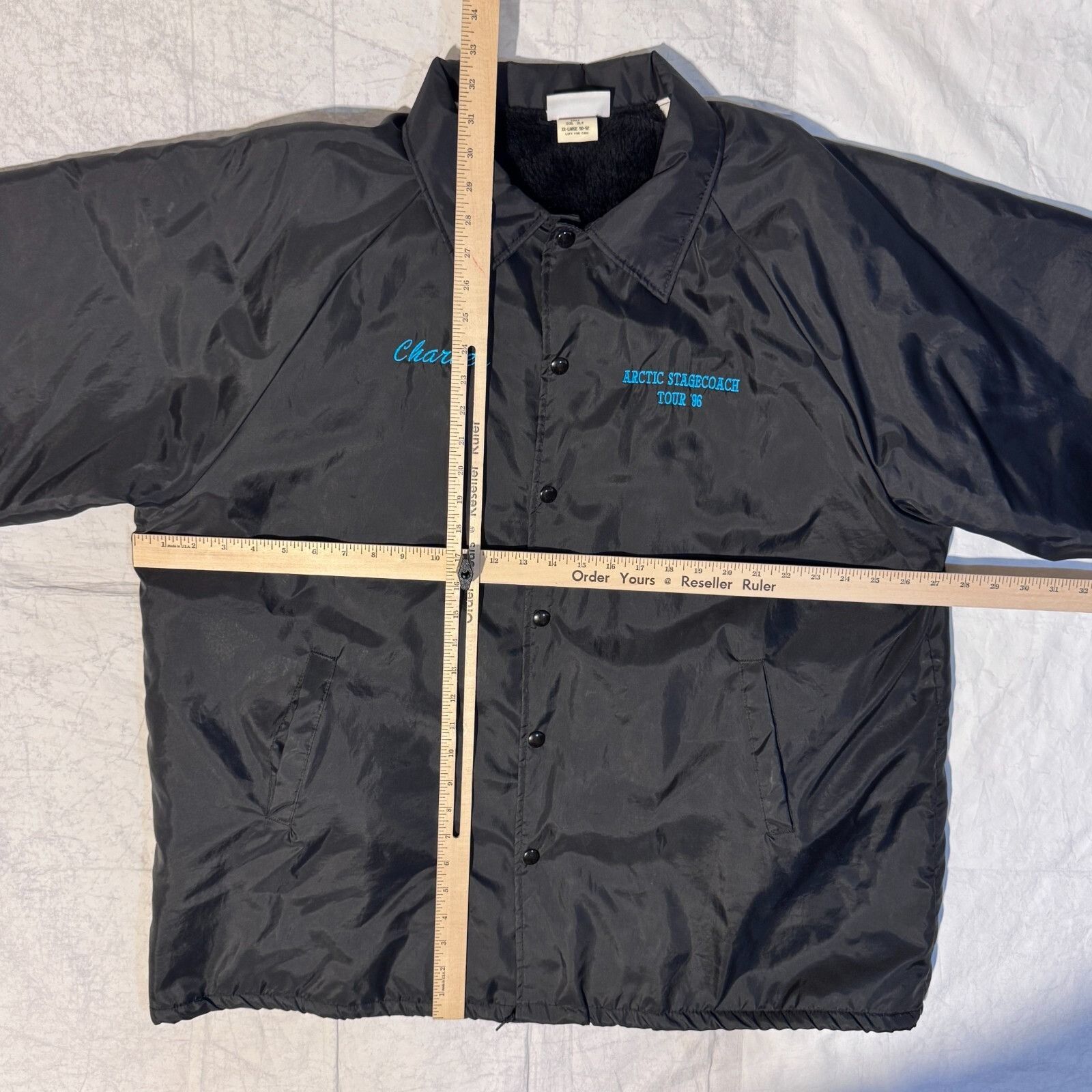 Vintage Vtg Hartwell Sports Artic Stagecoach Alaska Tour button fron Size US XXL / EU 58 / 5 - 6 Thumbnail