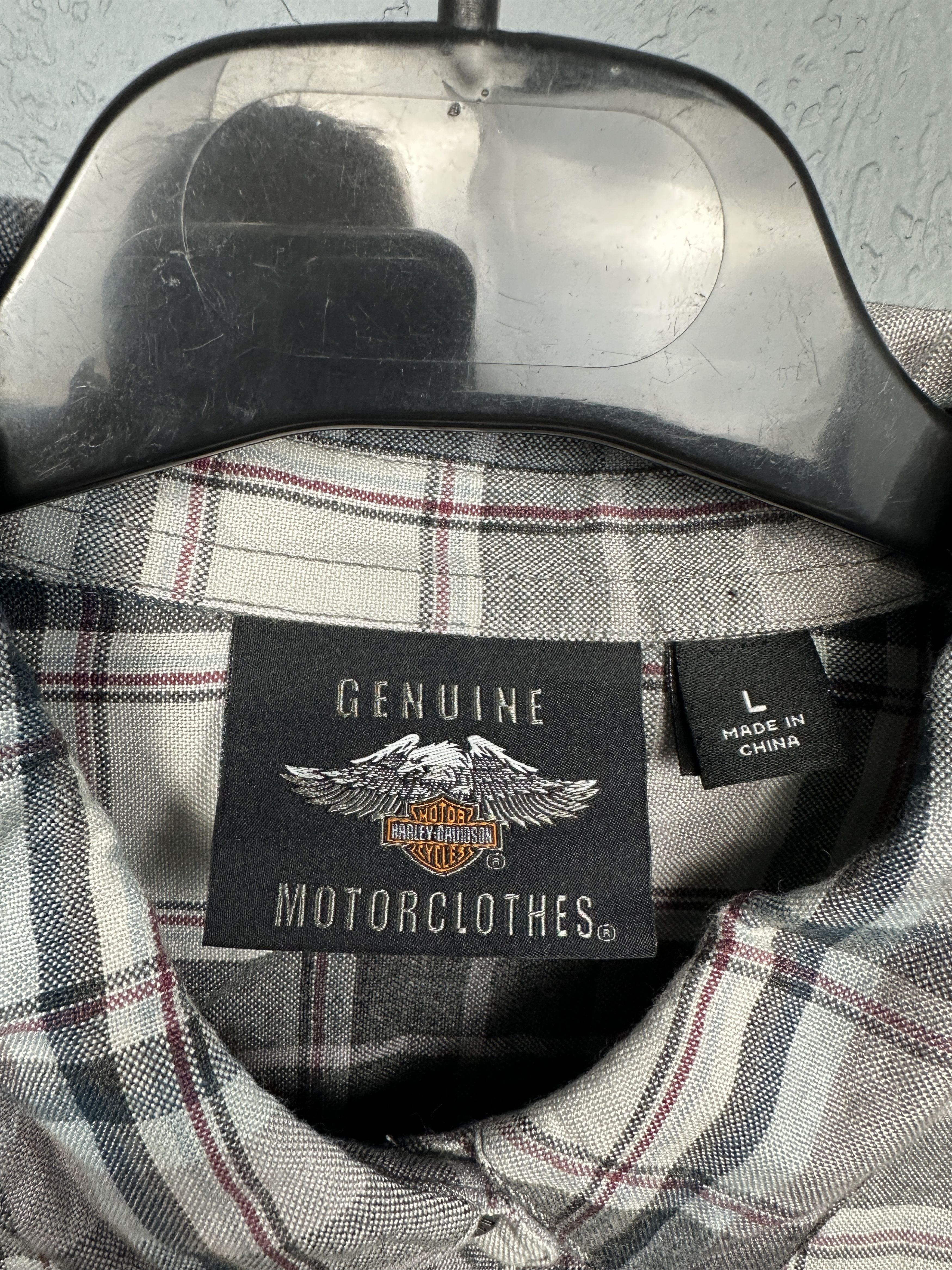 Harley Davidson Harley Davidson Womens Plaid Shirt Size L / US 10 / IT 46 - 4 Thumbnail