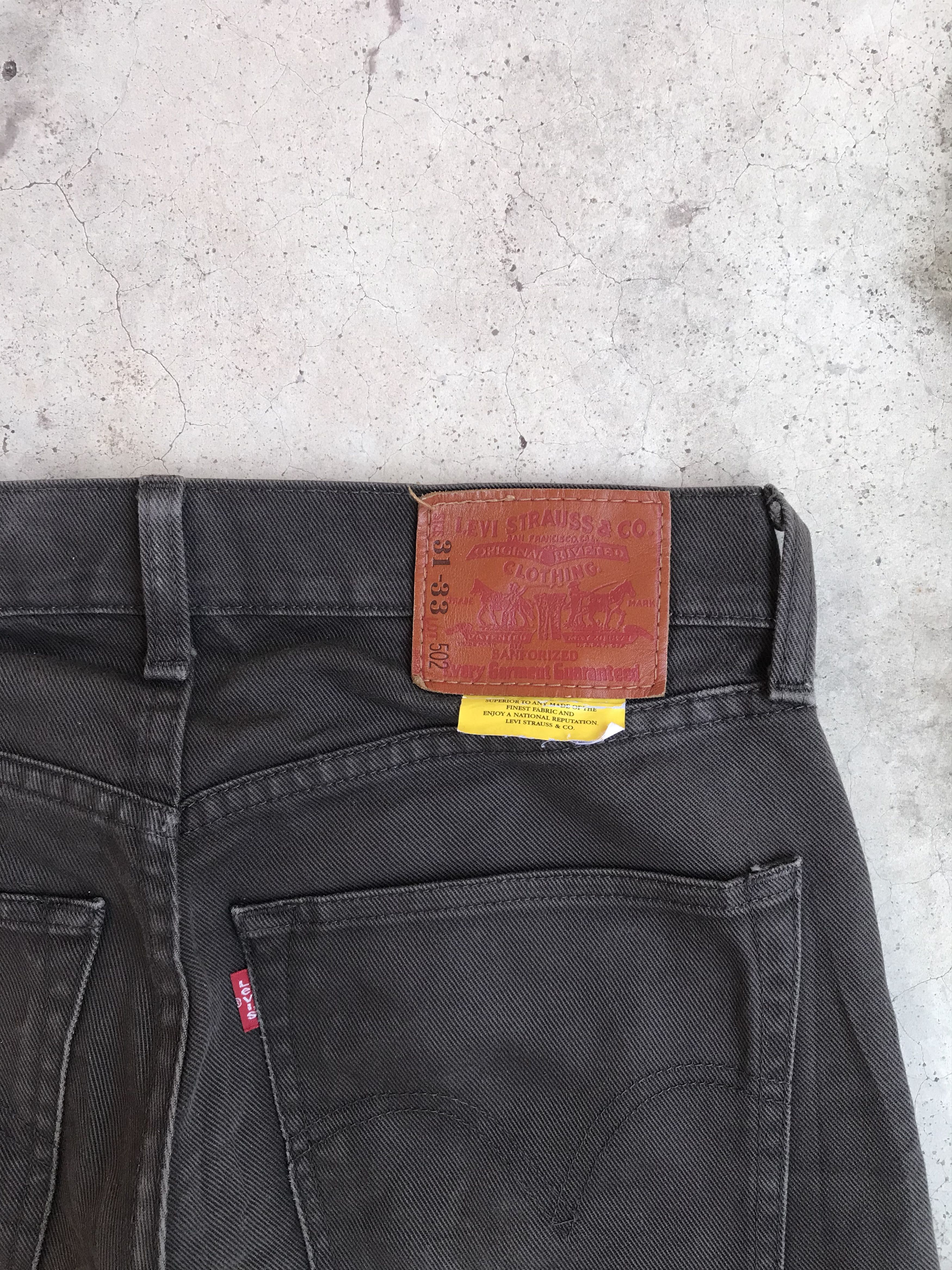 Levi's × Vintage Vintage Levis 502 japan market darkbrown W30x29 BJ02-17 Size US 30 / EU 46 - 6 Thumbnail
