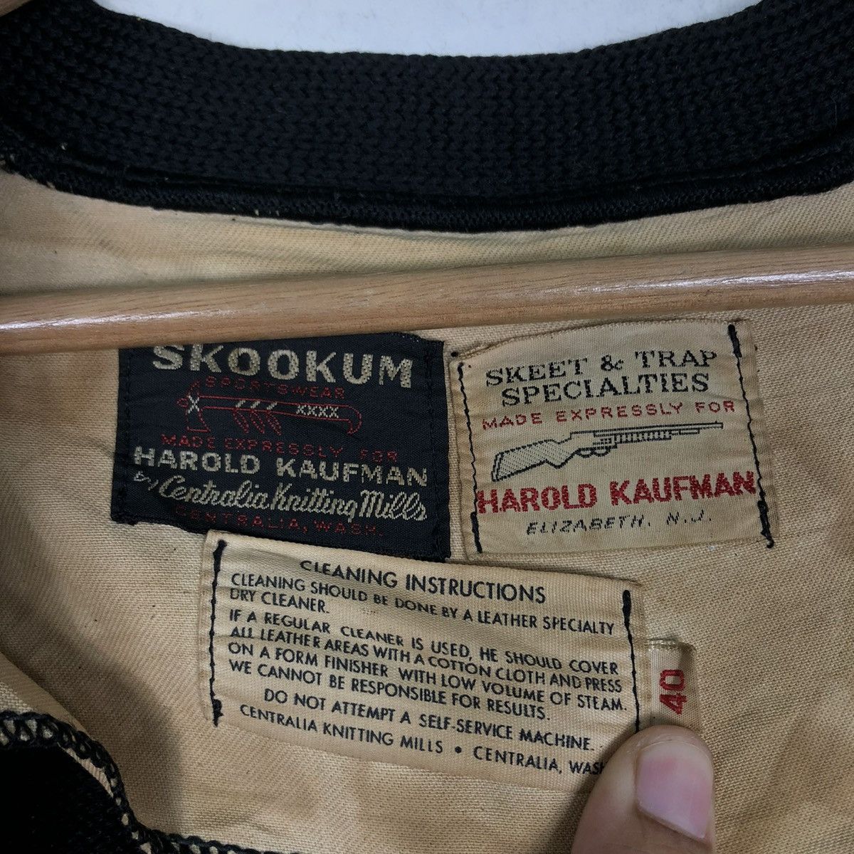 Skookum 🔥VINTAGE 70’s BIKER JACKET SKOOKUM HAROLD KAUFMAN Size US M / EU 48-50 / 2 - 21 Thumbnail
