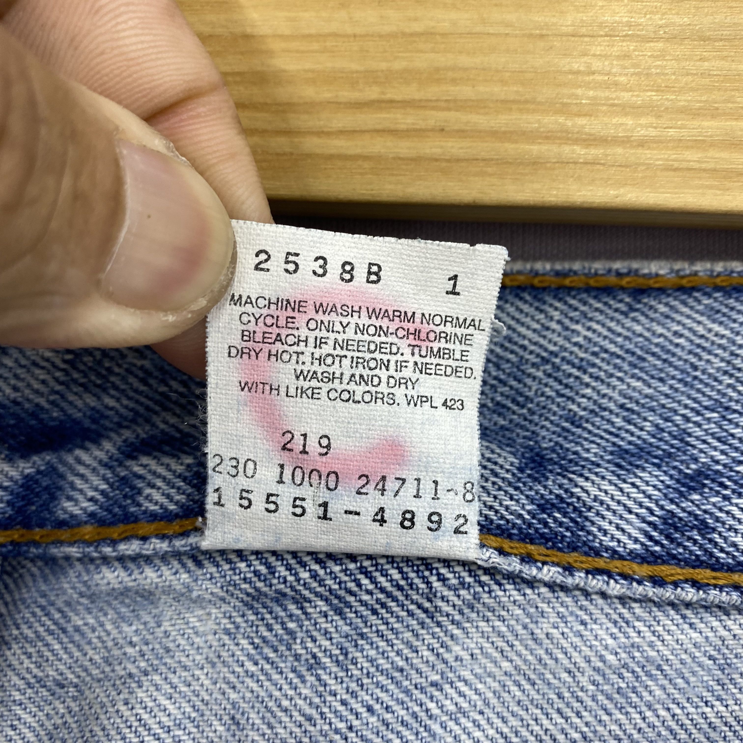 Levi's Vintage Levis Light Wash Jeans Faded Stonewash Denim BS47154 Size 26" / US 2 / IT 38 - 7 Thumbnail