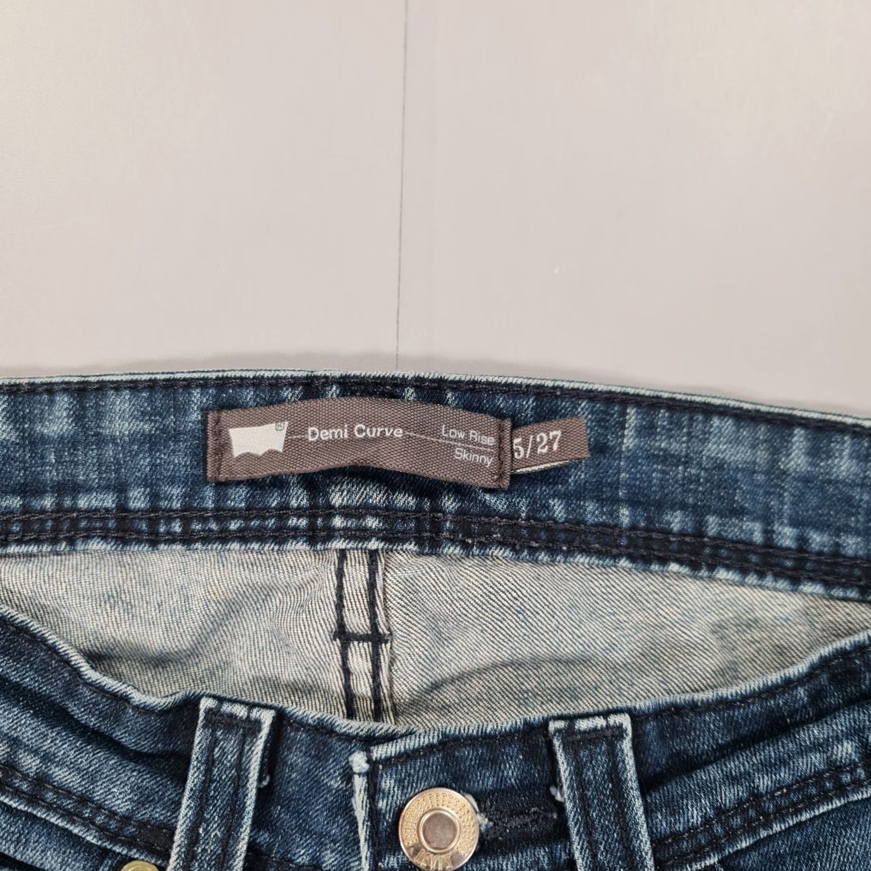 Levi's Levi's Jeans W27 L29 Skinny Low Rise Stretch Denim Womens Size 27" / US 4 / IT 40 - 3 Thumbnail