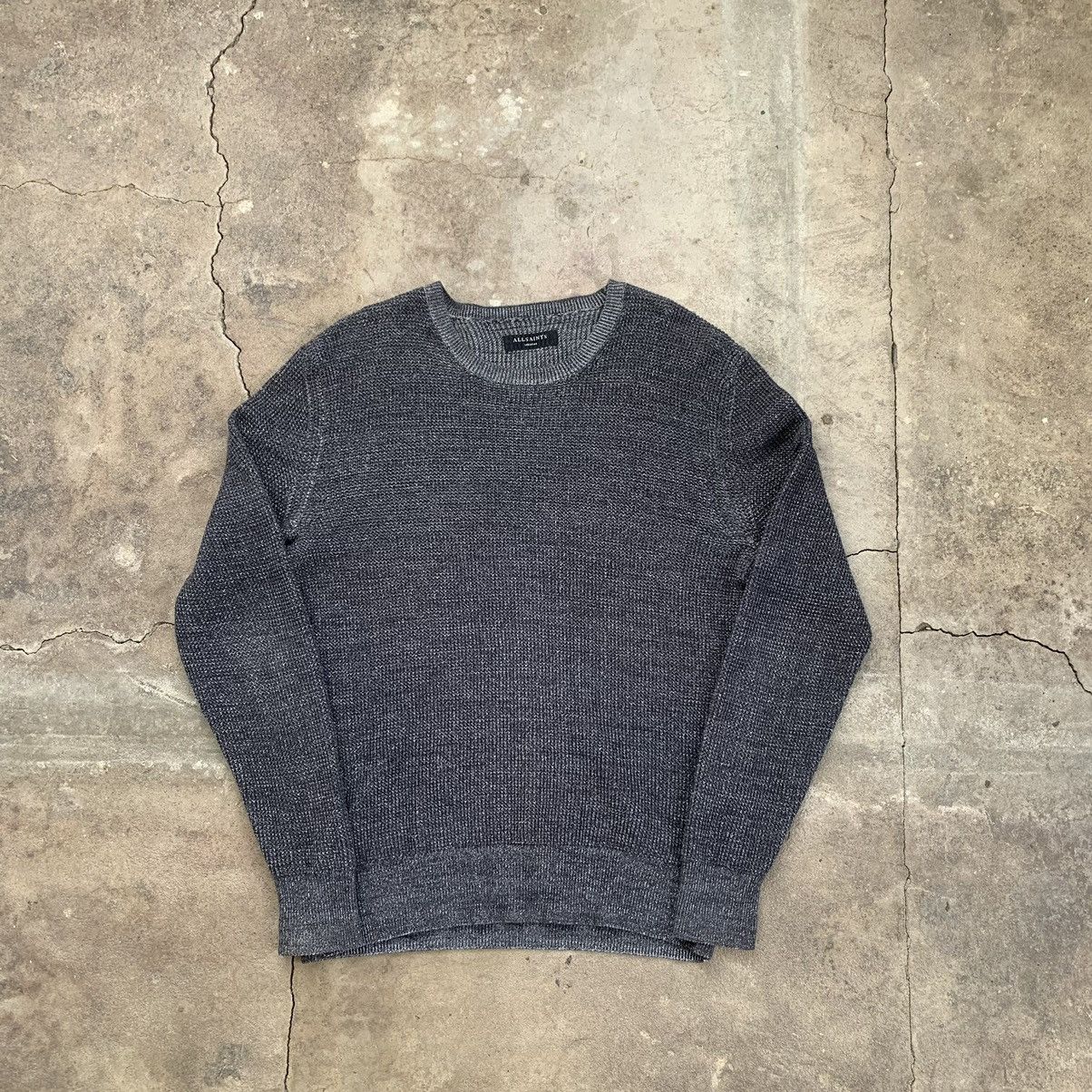 Allsaints Allsaints Mens serle crew Ribbed Sweater Y2K Size US M / EU 48-50 / 2 - 3 Thumbnail