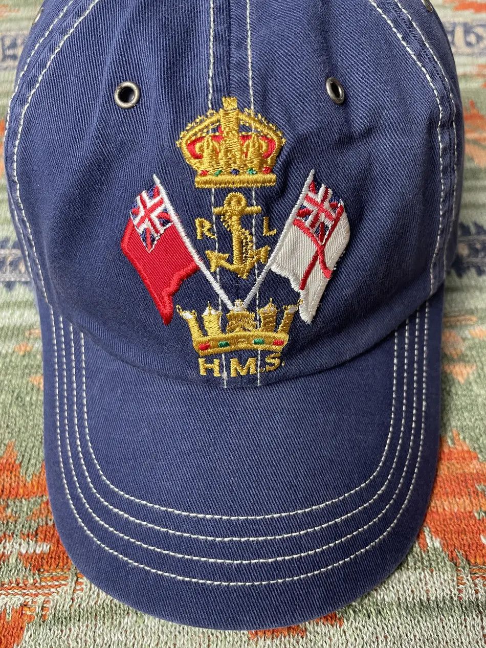 Polo Ralph Lauren Polo Ralph Lauren Rare Leather Baseball Hat cap Size ONE SIZE - 3 Thumbnail
