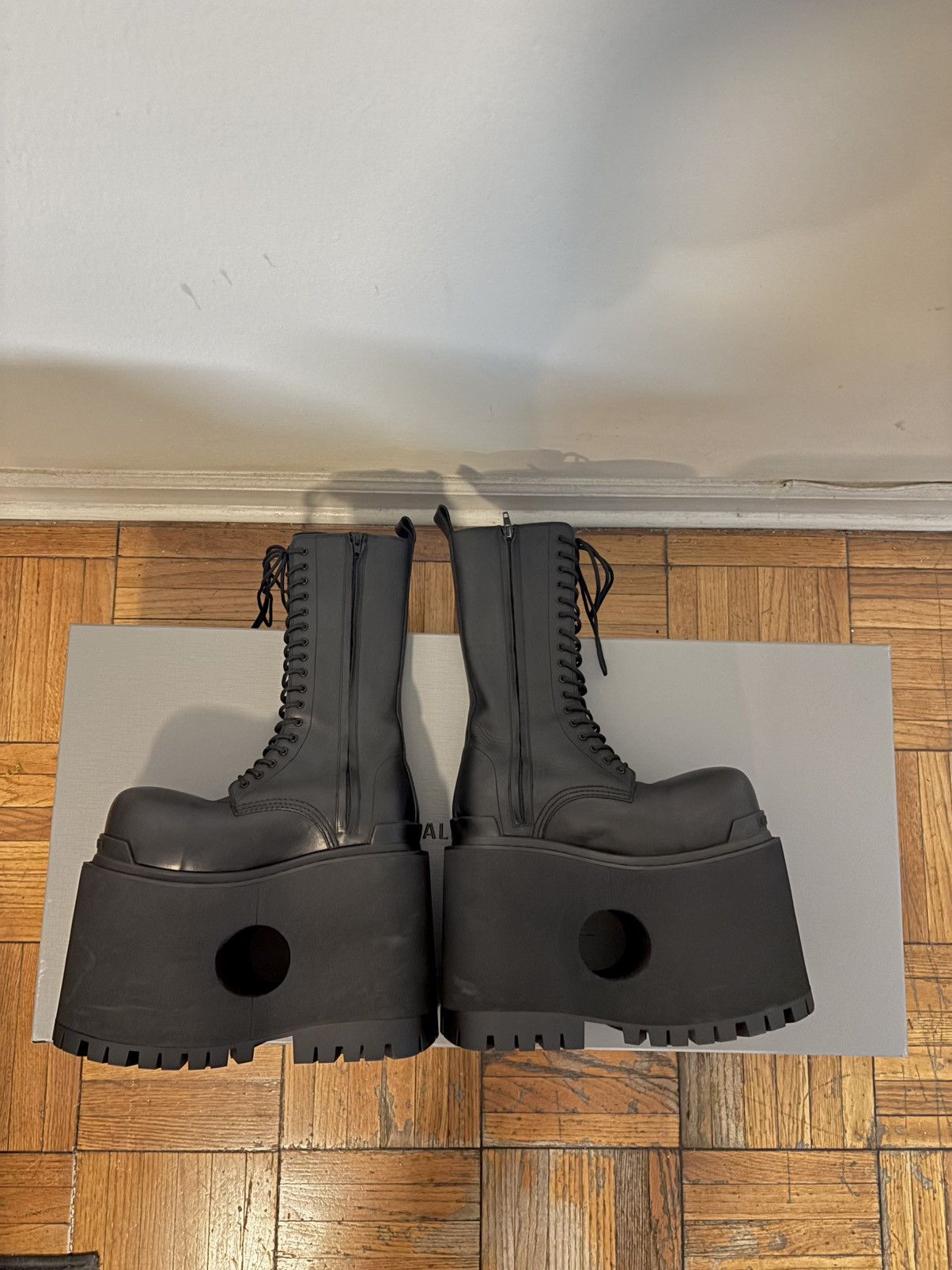 Balenciaga BALENCIAGA RUNWAY GIANT BOOT | Grailed