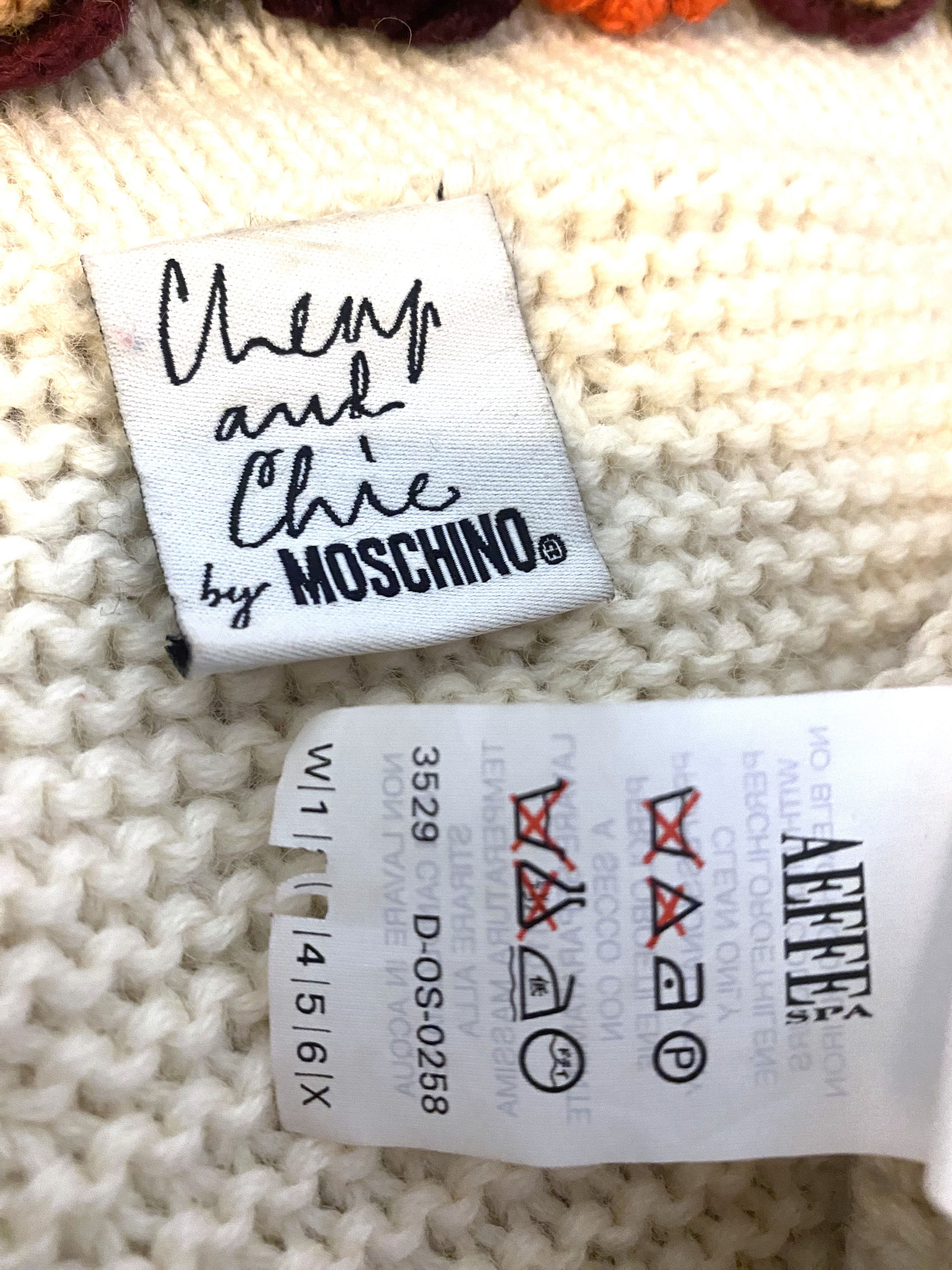Moschino Moschino Crochet Beaded Cardigan Sweater Pullover Size M / US 6-8 / IT 42-44 - 10 Thumbnail