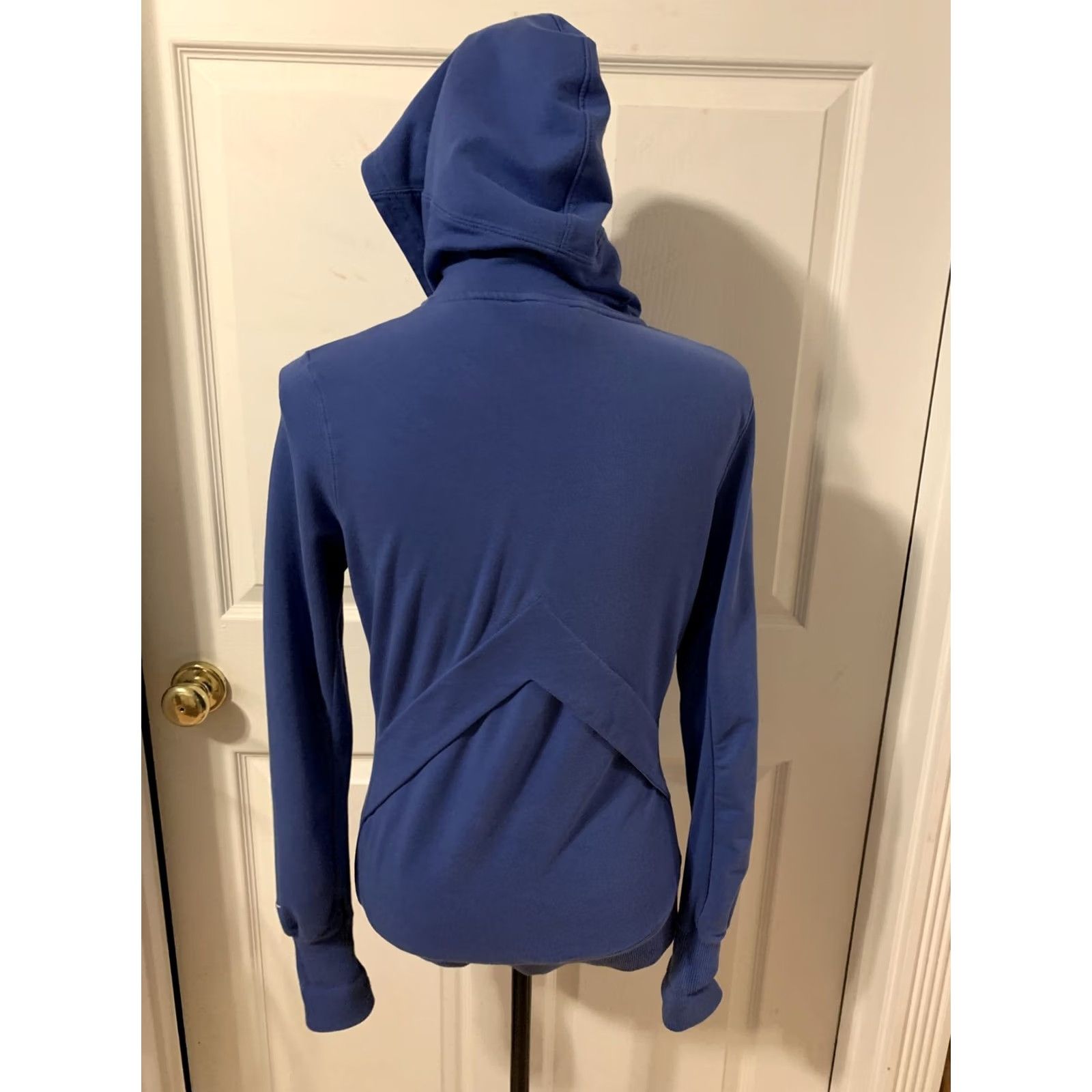 Nike Nike Dri-Fit Hooded Full Zip Jacket Blue Womens SZ S Running Workout Gear Coat Size S / US 4 / IT 40 - 6 Thumbnail