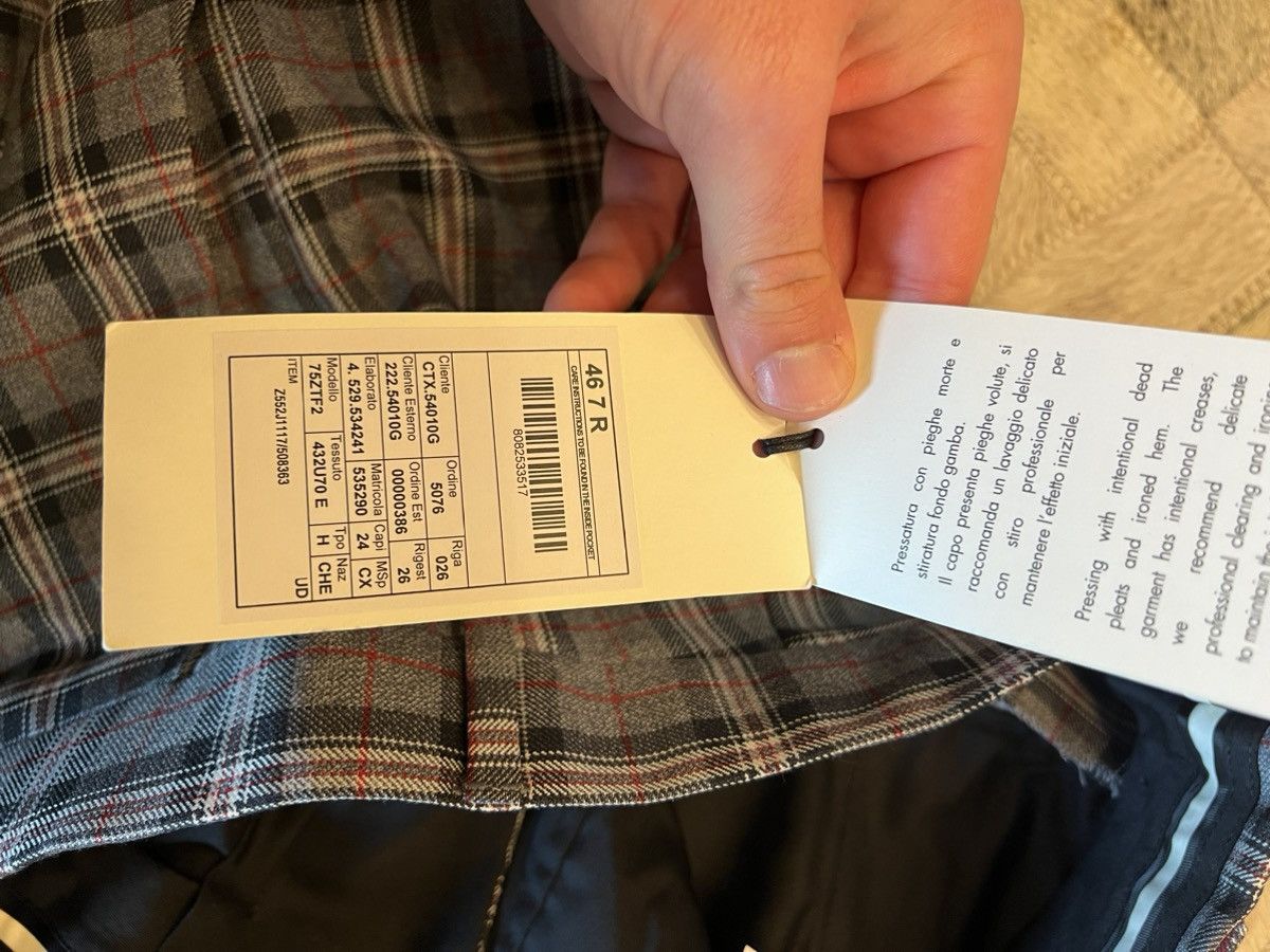 Gucci Gucci Plaid Dress Pants Size 46R - 7 Thumbnail