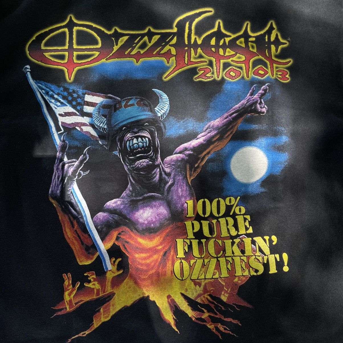 Ozzy Osbourne Ozzfest2003 Size US L / EU 52-54 / 3 - 3 Thumbnail