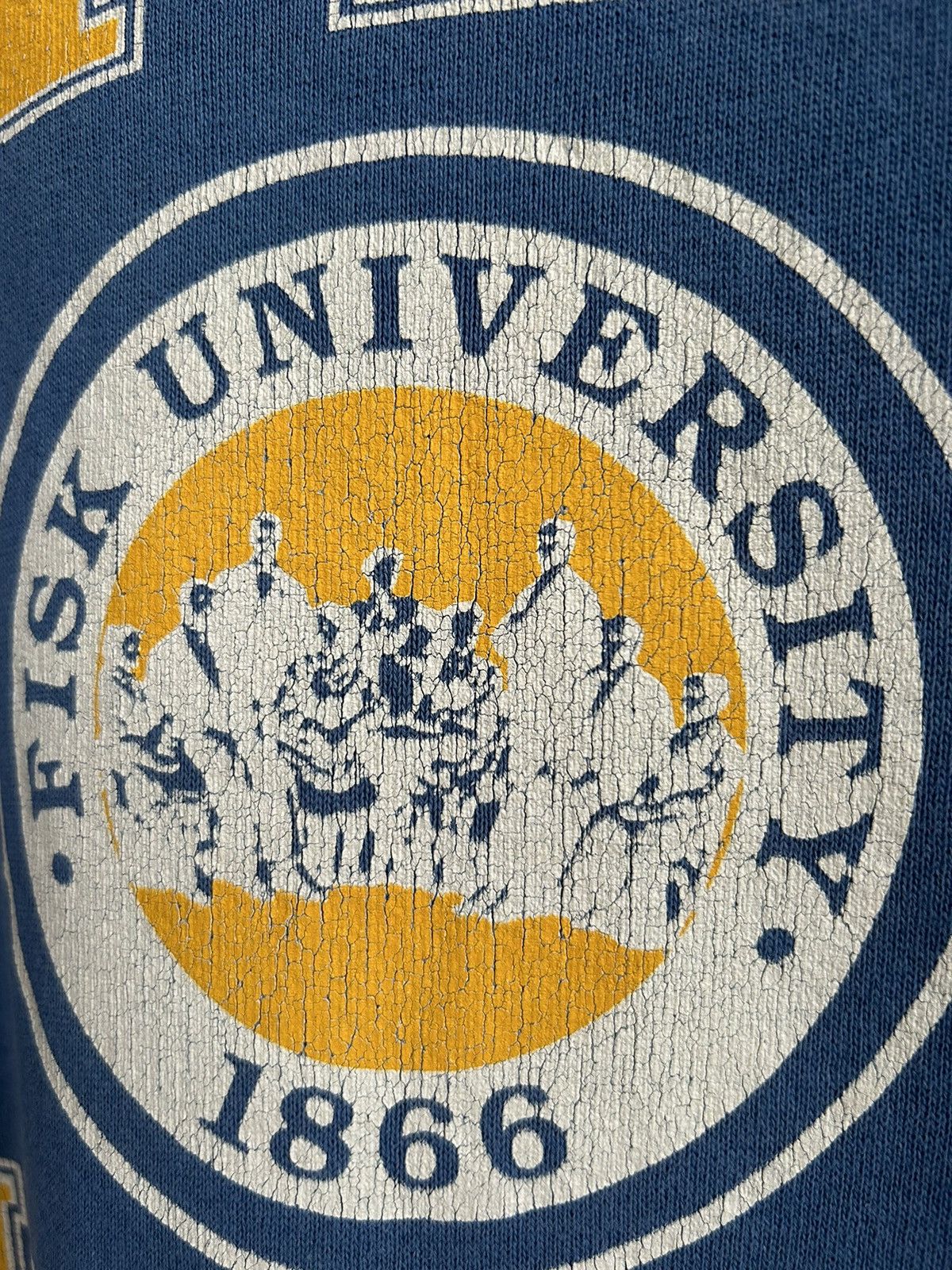Other Vintage Fisk University Distressed Sweatshirt Size US L / EU 52-54 / 3 - 3 Thumbnail