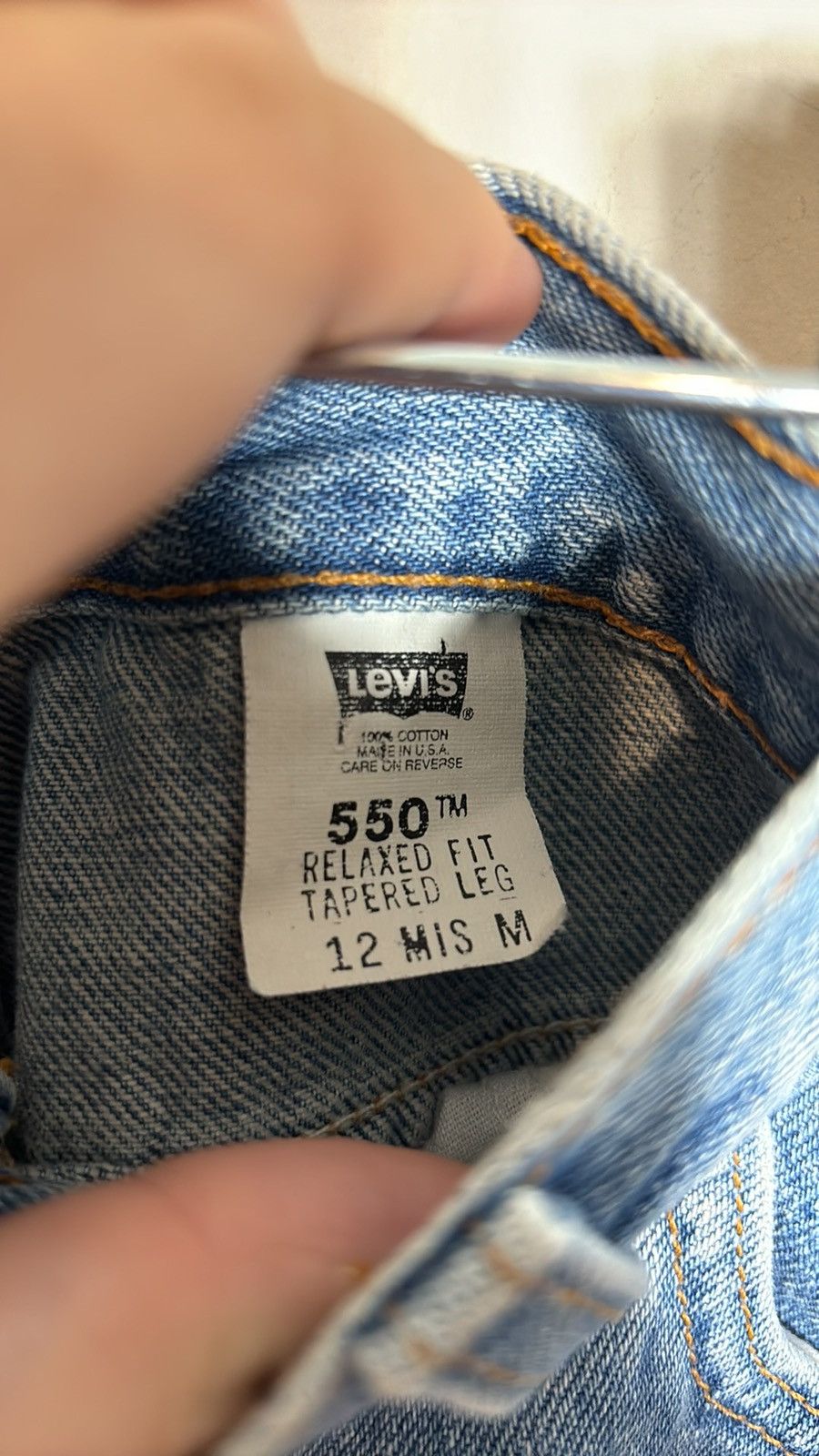 Levi's × Vintage Vintage Levi’s 550 Jeans Size 34" / US 12 / IT 48 - 3 Thumbnail