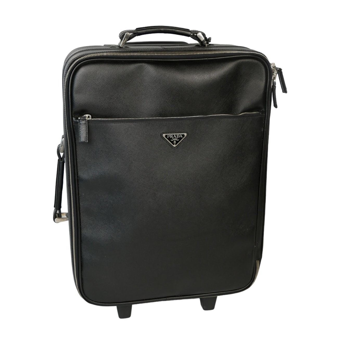 Prada Saffiano Leather Trolley Rolling Luggage Size ONE SIZE - 1 Thumbnail