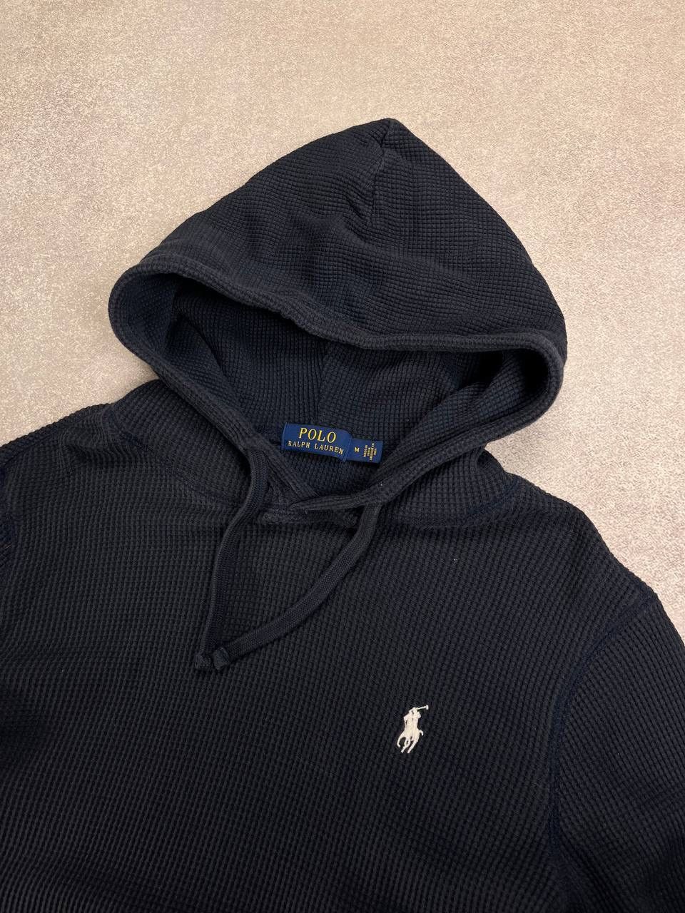Polo Ralph Lauren × Vintage Vintage Polo Ralph Laufen Waffle Boxy Hoodie M Size US M / EU 48-50 / 2 - 5 Thumbnail
