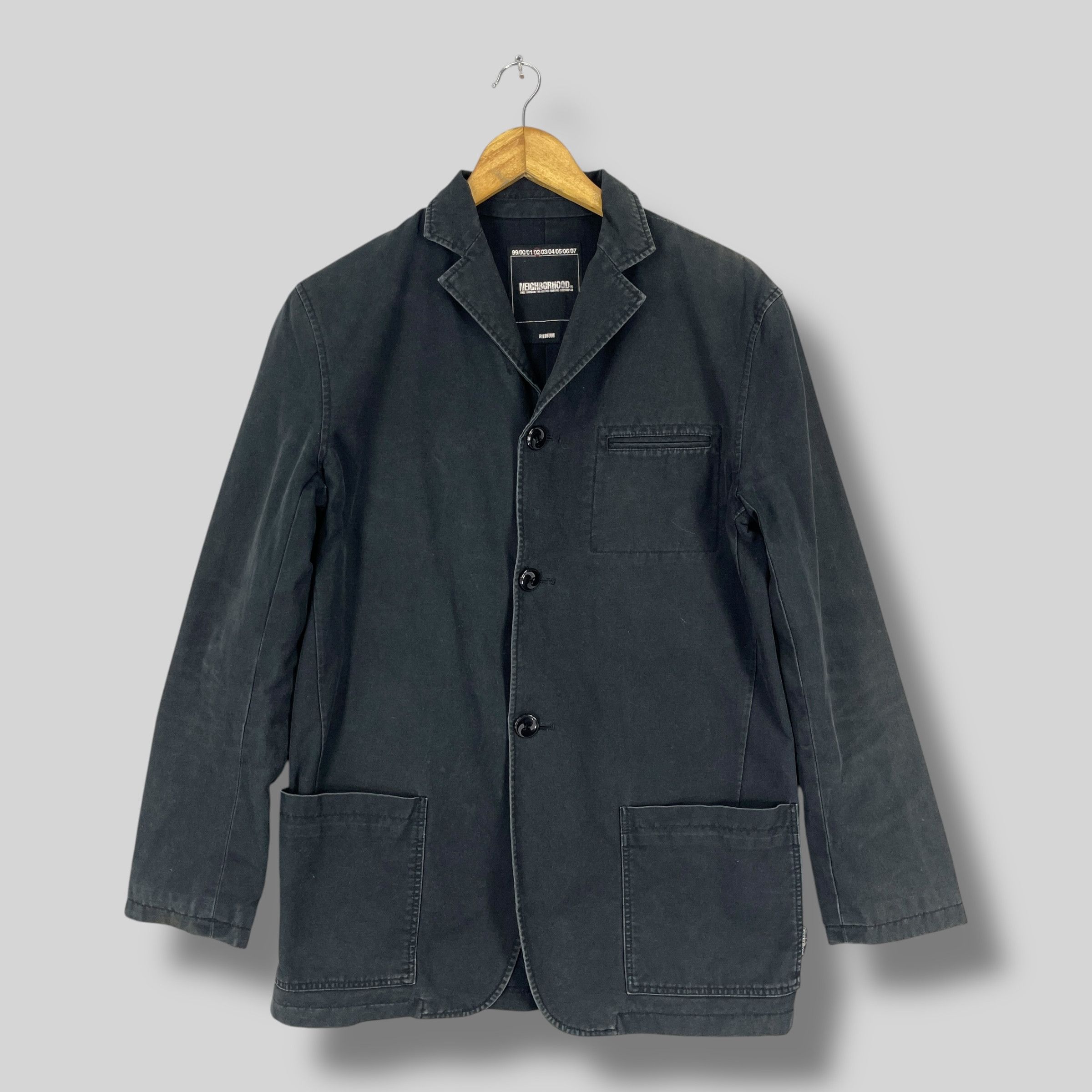 Neighborhood Vintage 1990s NEIGHBORHOOD Sun Faded Workwear Jacket Size US M / EU 48-50 / 2 - 1 Thumbnail