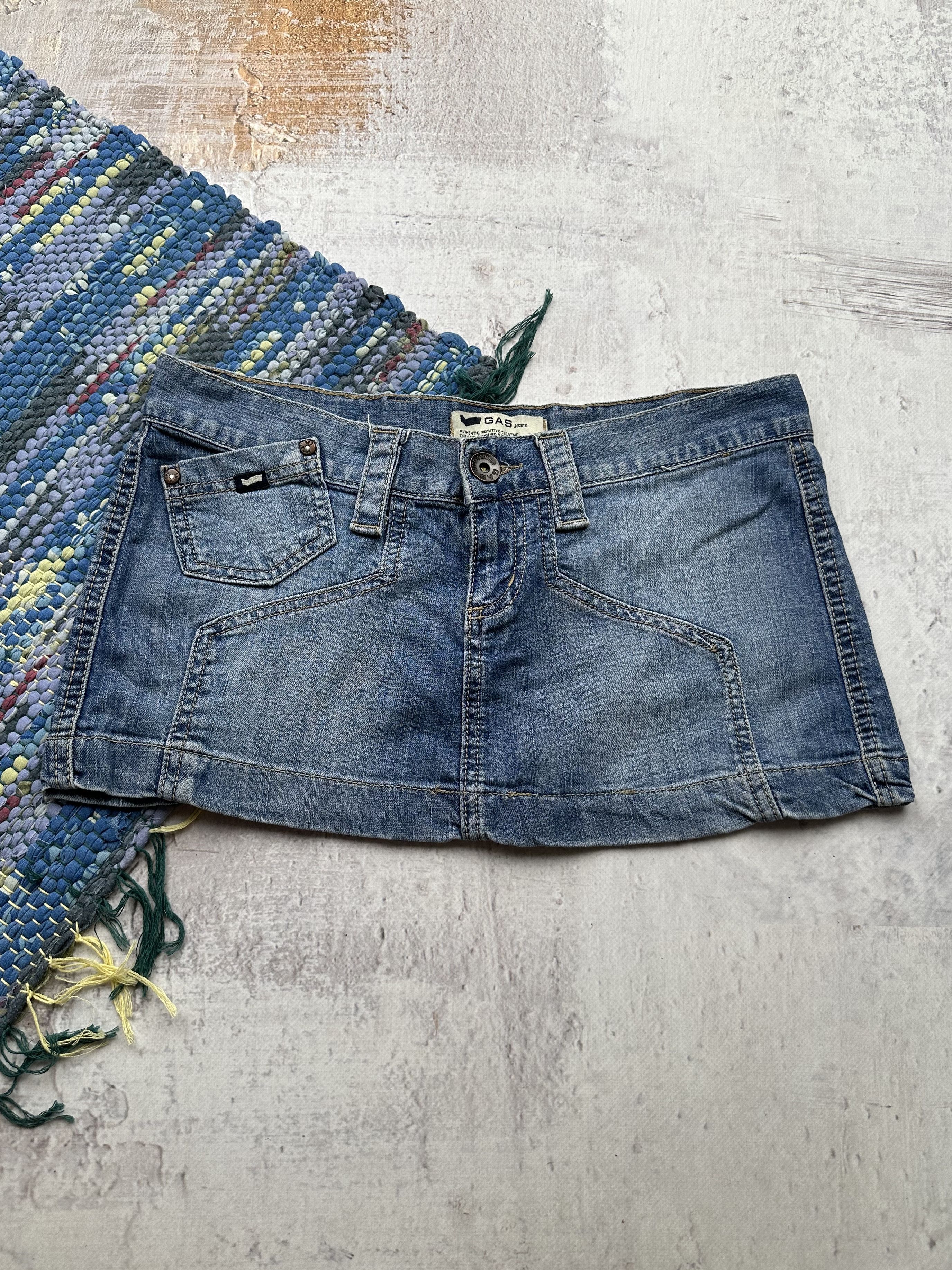 Japanese Brand Vintage Mini Skirt A254(253)D15 Size 29" - 1 Thumbnail