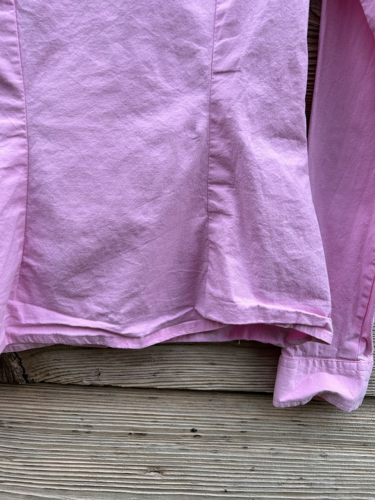 Dolce & Gabbana Dolce & Gabbana Long Sleeve Button Up Shirt In Pink Size S / US 4 / IT 40 - 6 Thumbnail