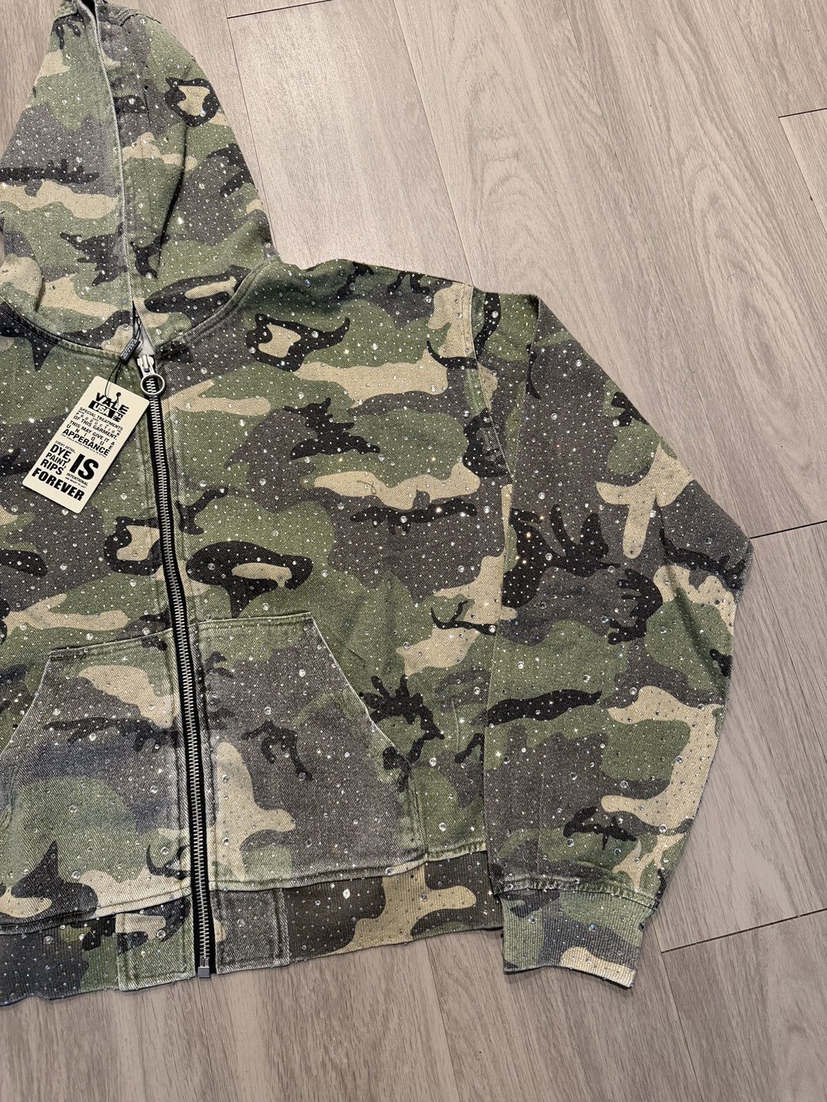 Vale Vale Forever Crystal Camo Work Jacket Size US L / EU 52-54 / 3 - 3 Thumbnail