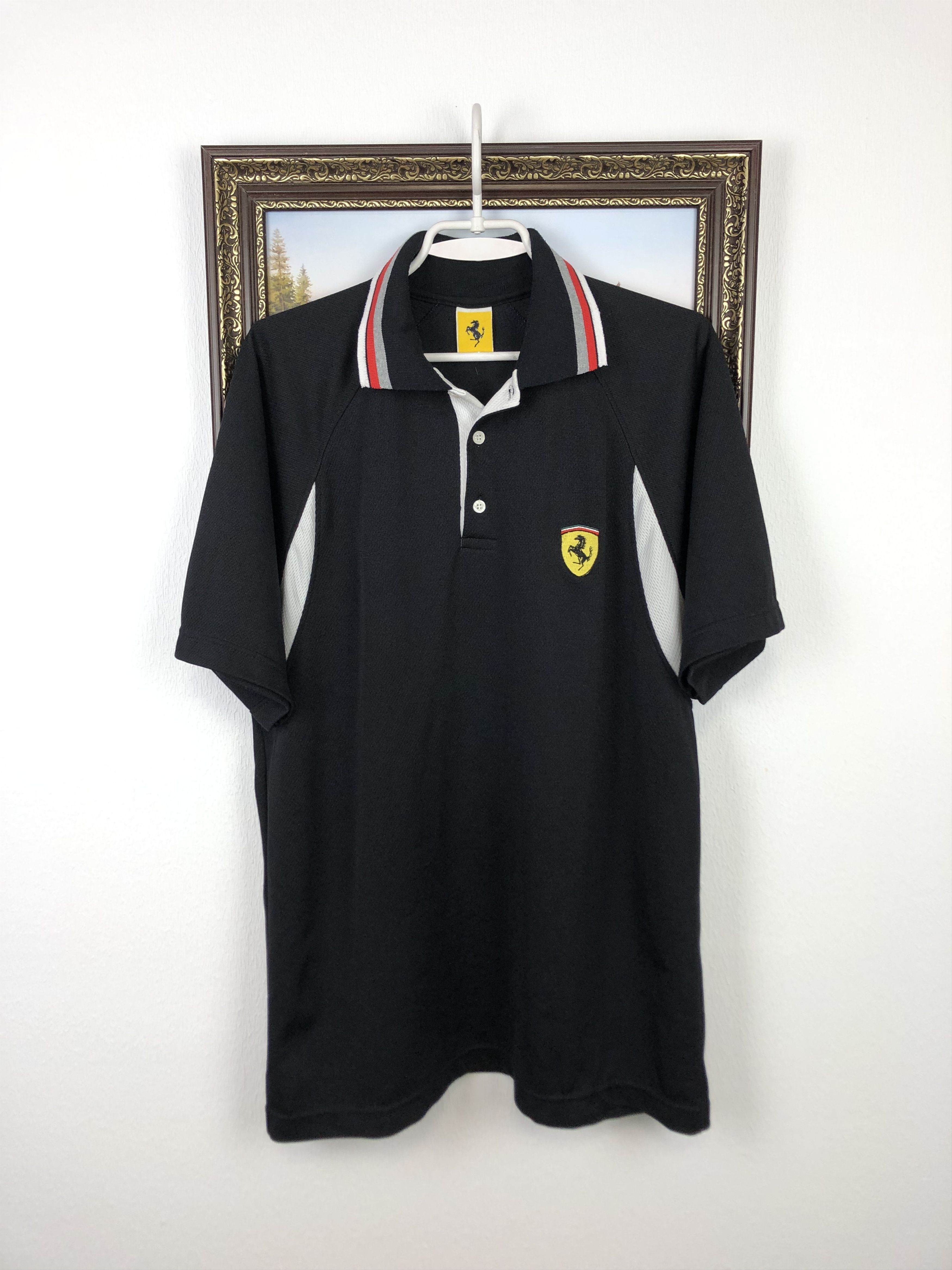 Ferrari Vintage 90's Racing Ferrari F1 Shirt Mens Jersey Marlboro Size US L / EU 52-54 / 3 - 1 Thumbnail
